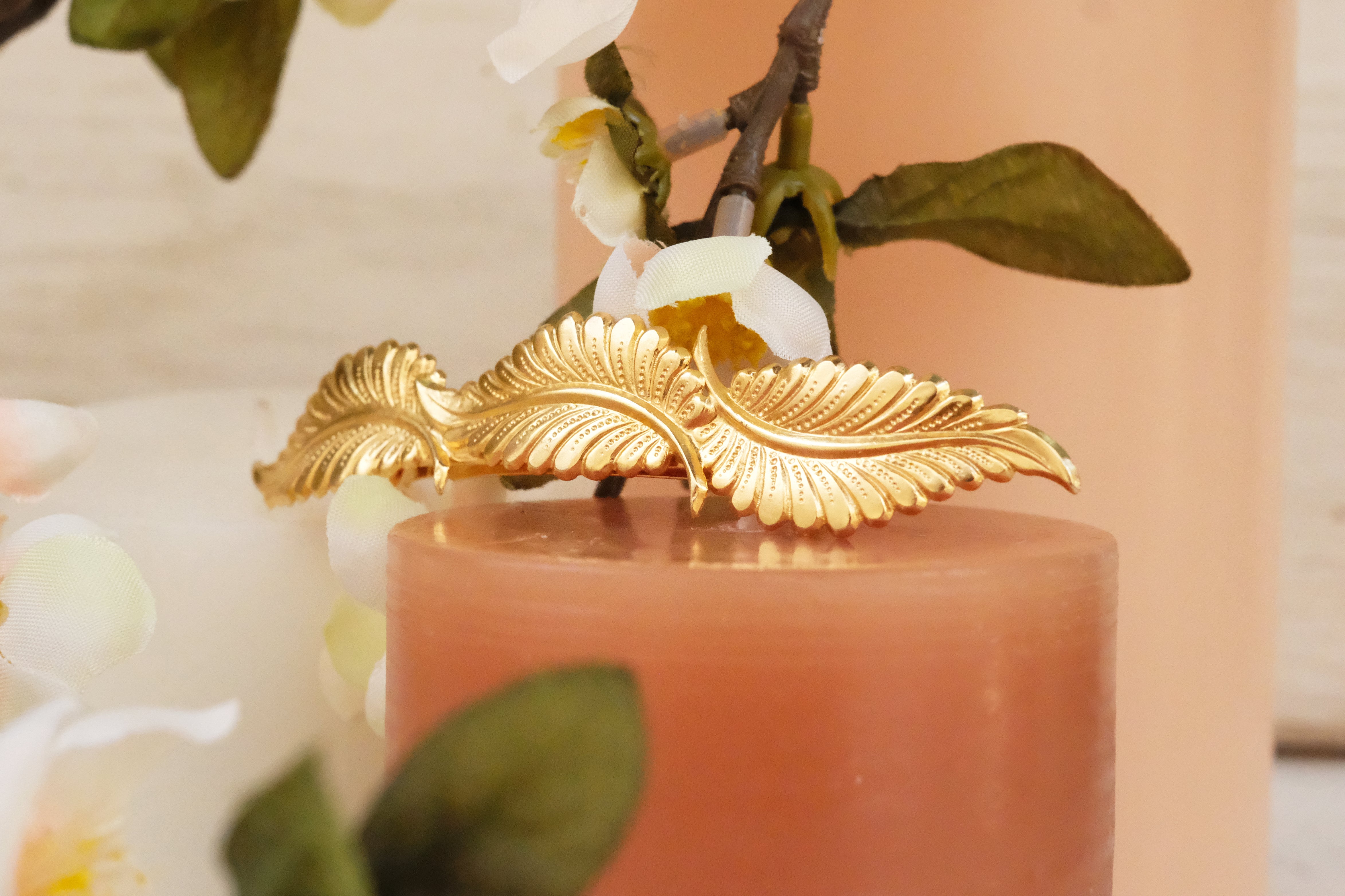 Wind Leaf Trio | Thin Barrette