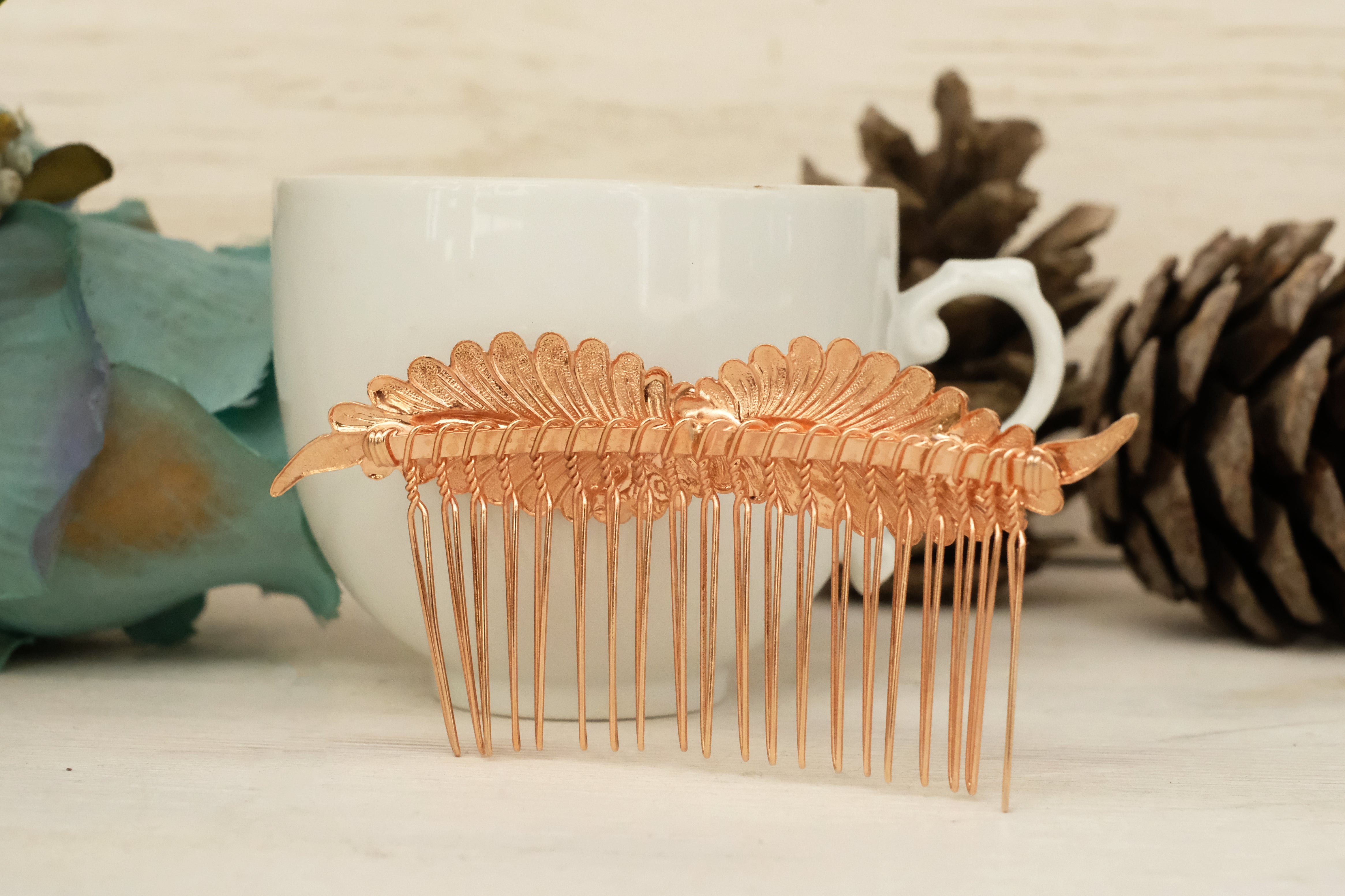 Leaf Like Feather | Large Comb