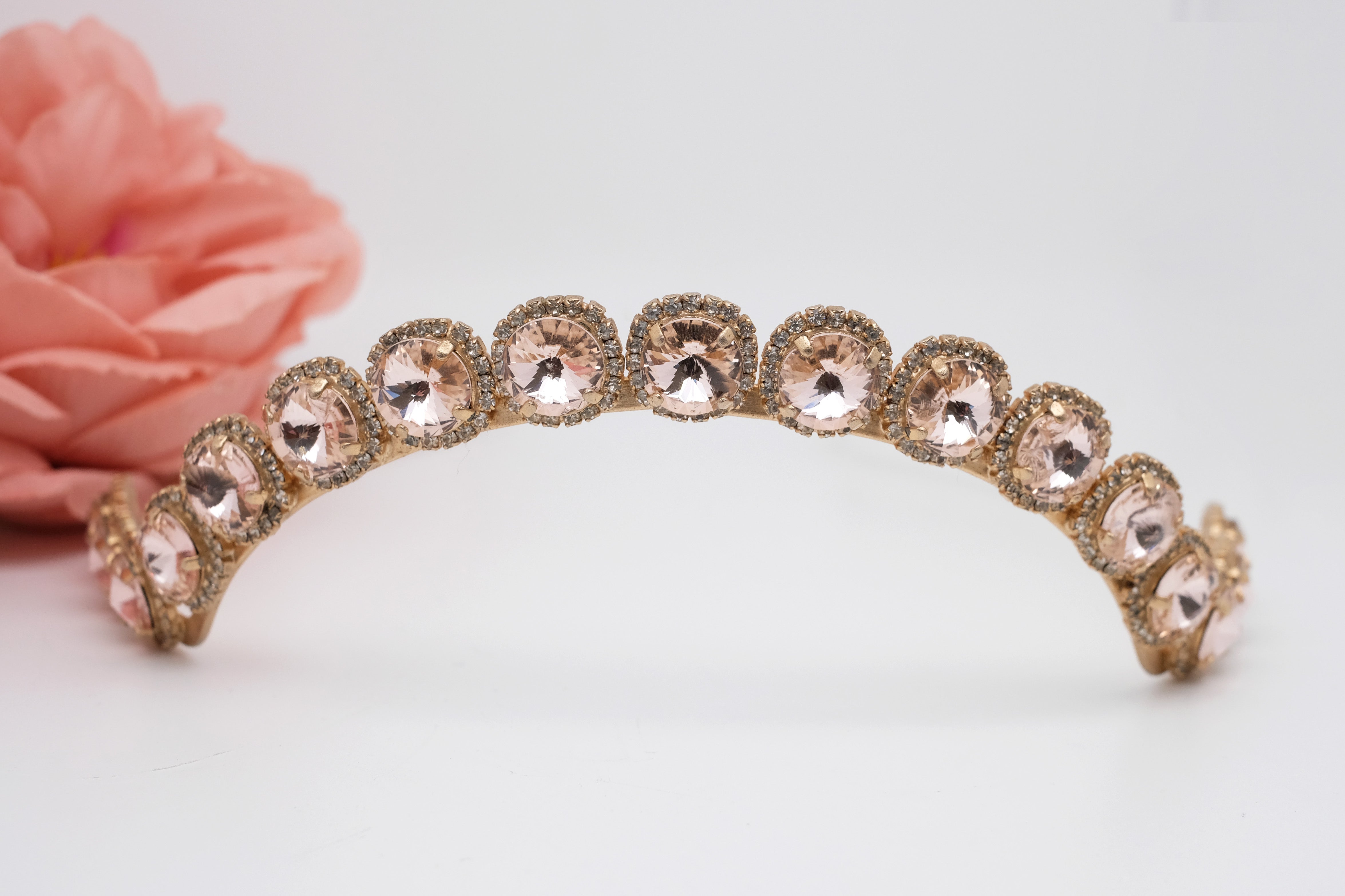 Princess Diana's Crown in Peach