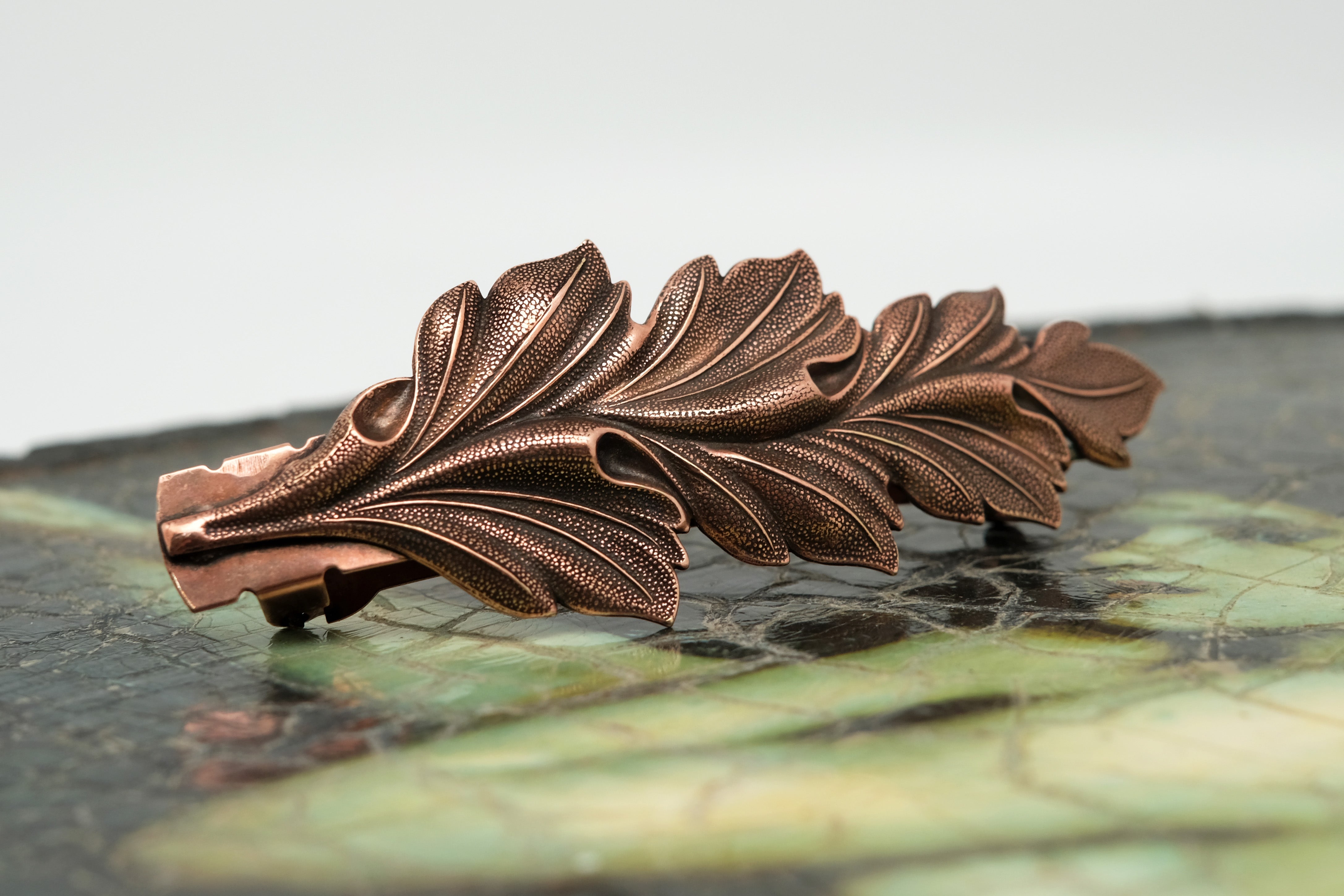 Decorative Leaf | Large Barrette