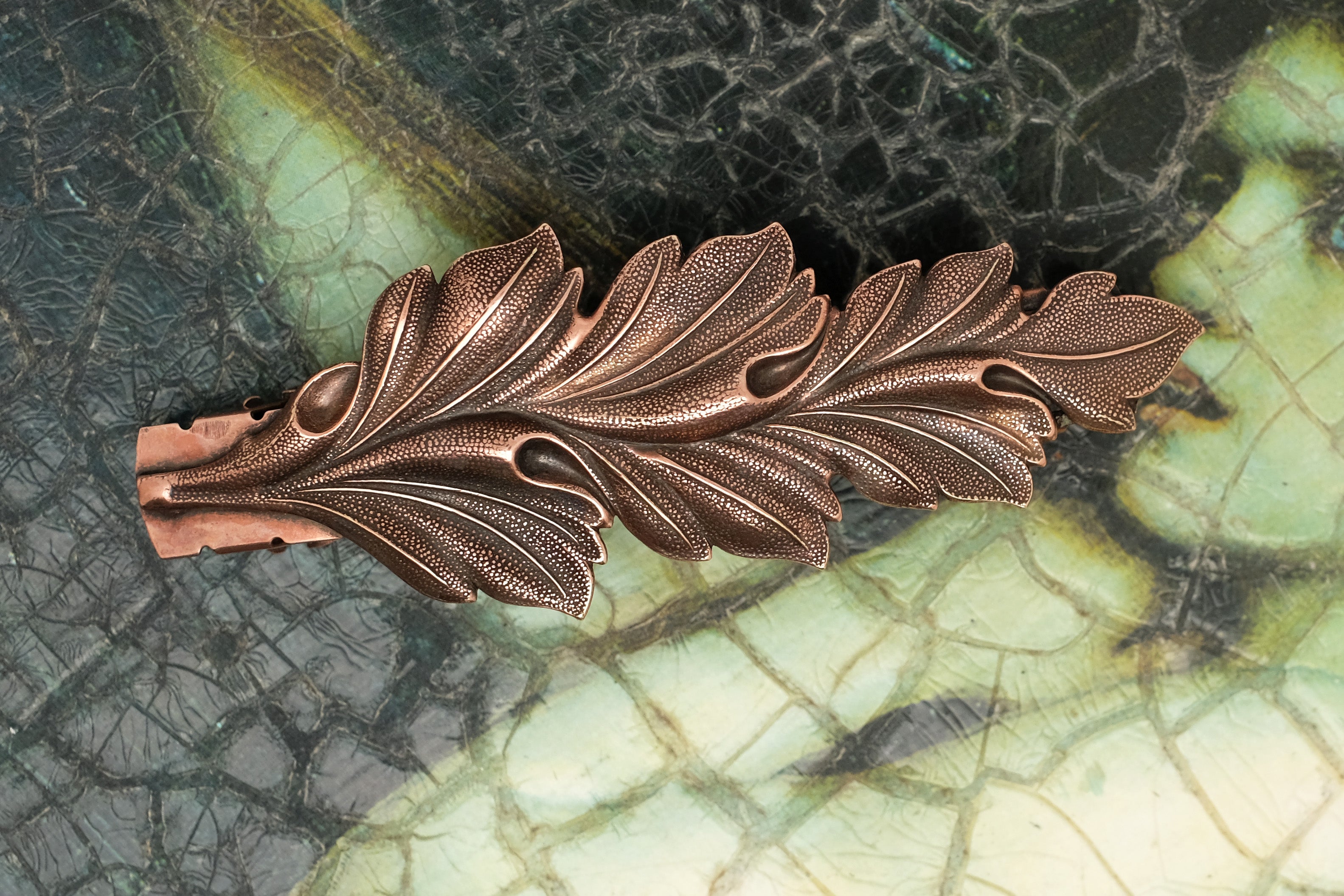 Decorative Leaf | Large Barrette