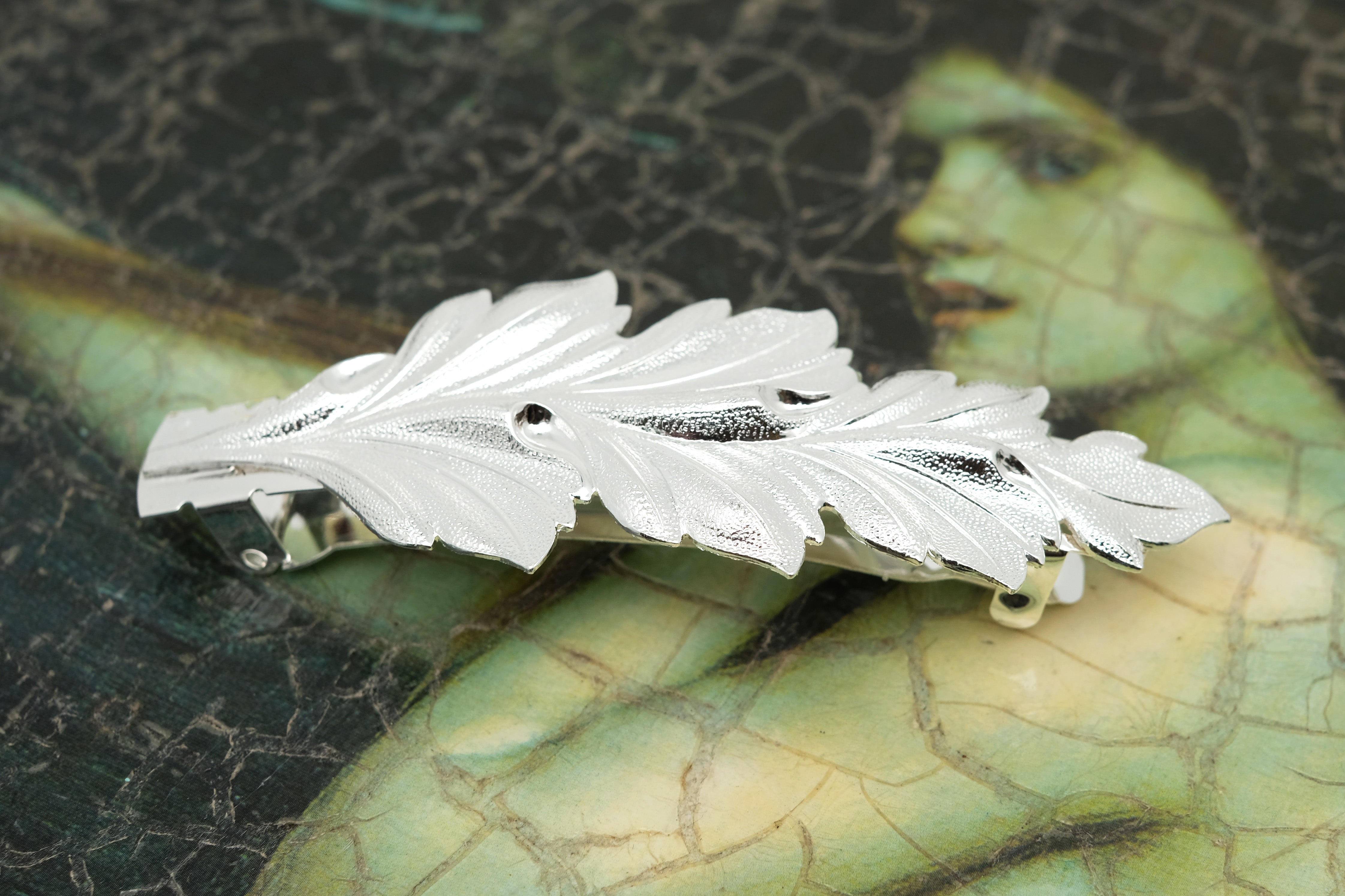 Decorative Leaf | Large Barrette