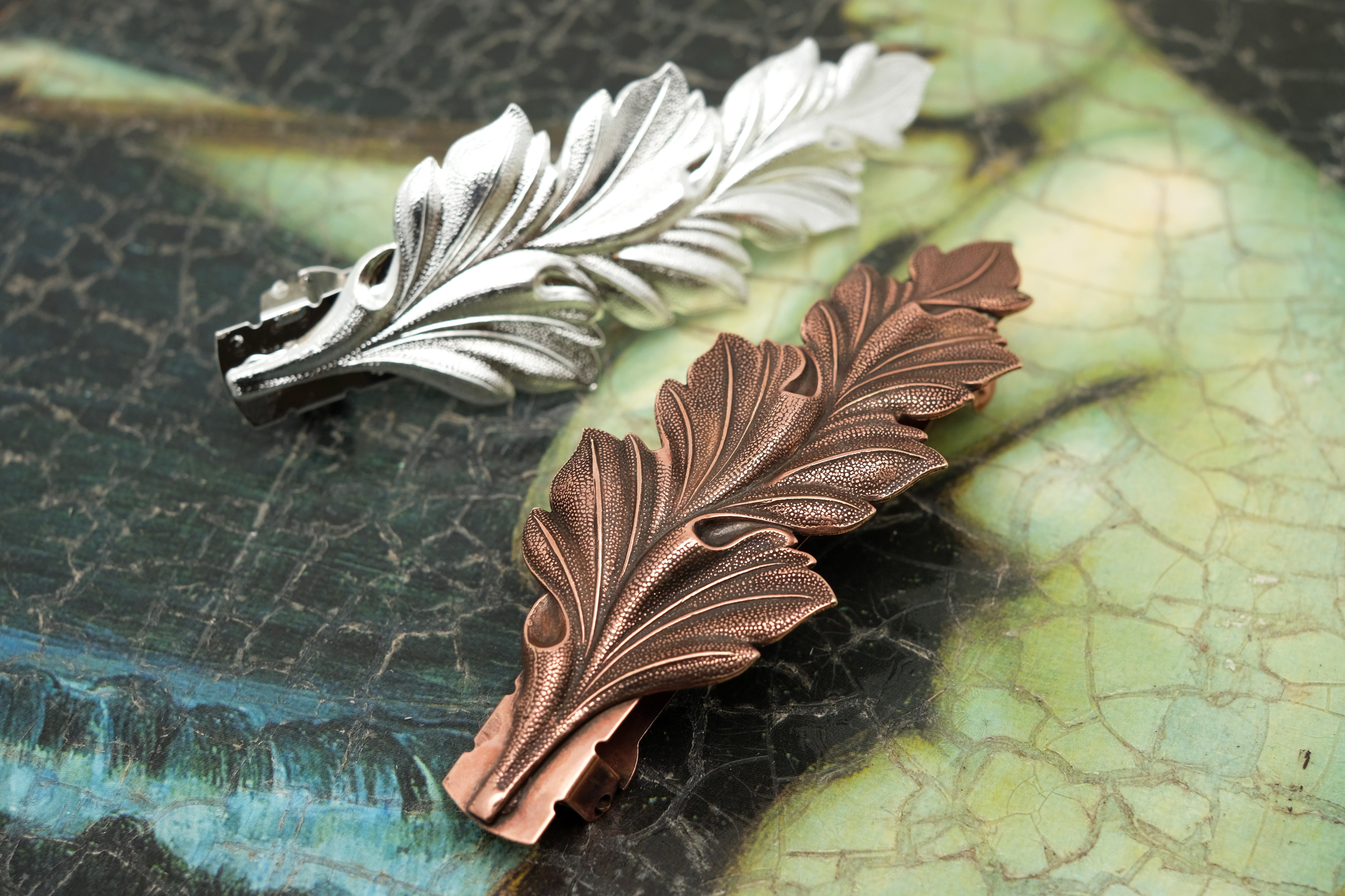 Decorative Leaf | Large Barrette