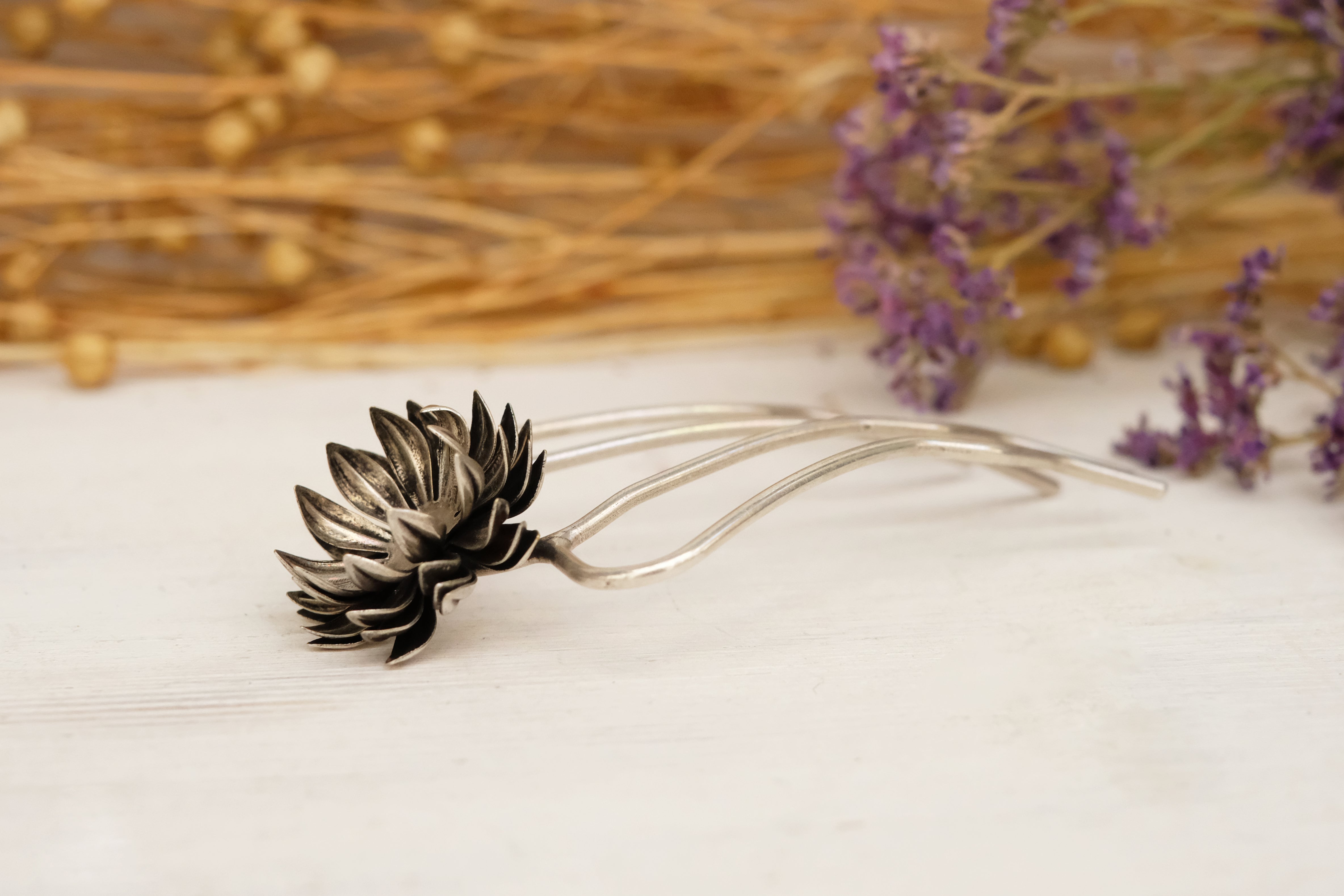 Artichoke Bloom | Hair Fork