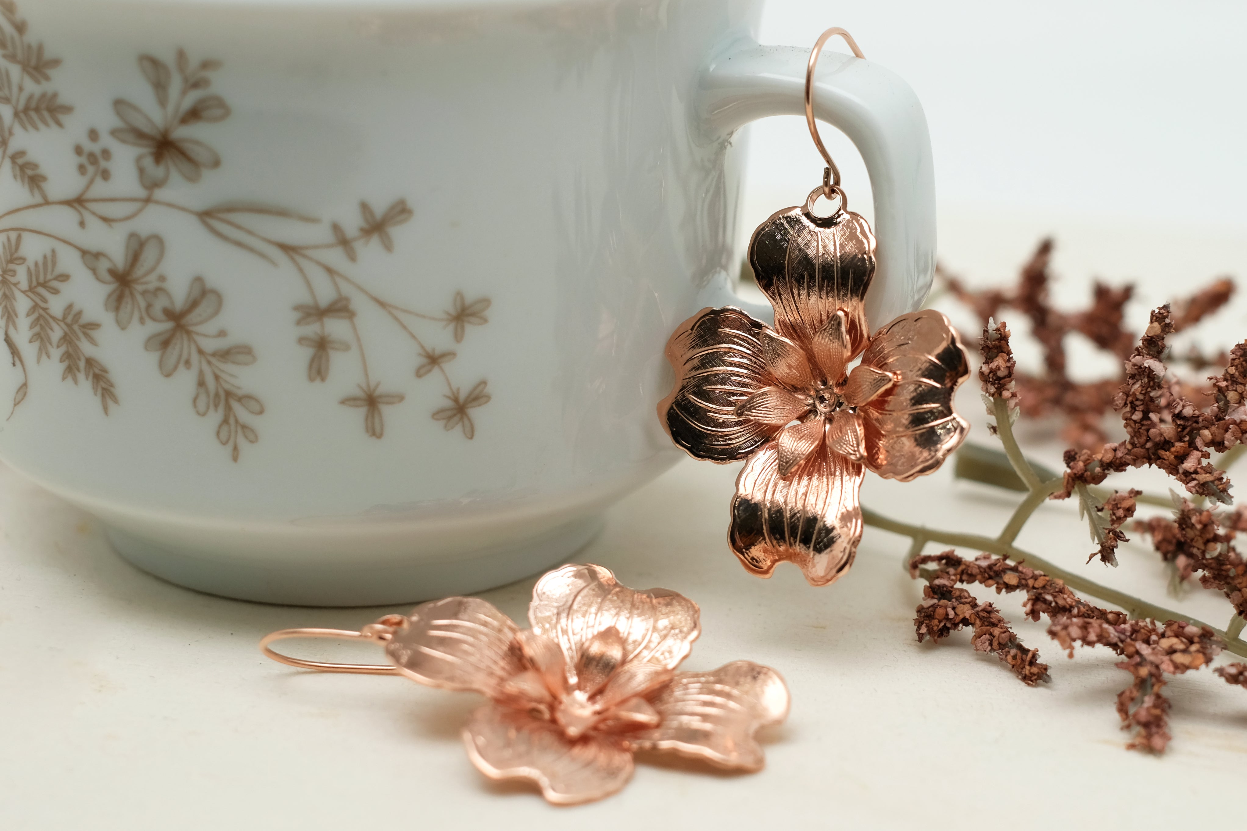 Treasured flowers  | Dangling Earrings