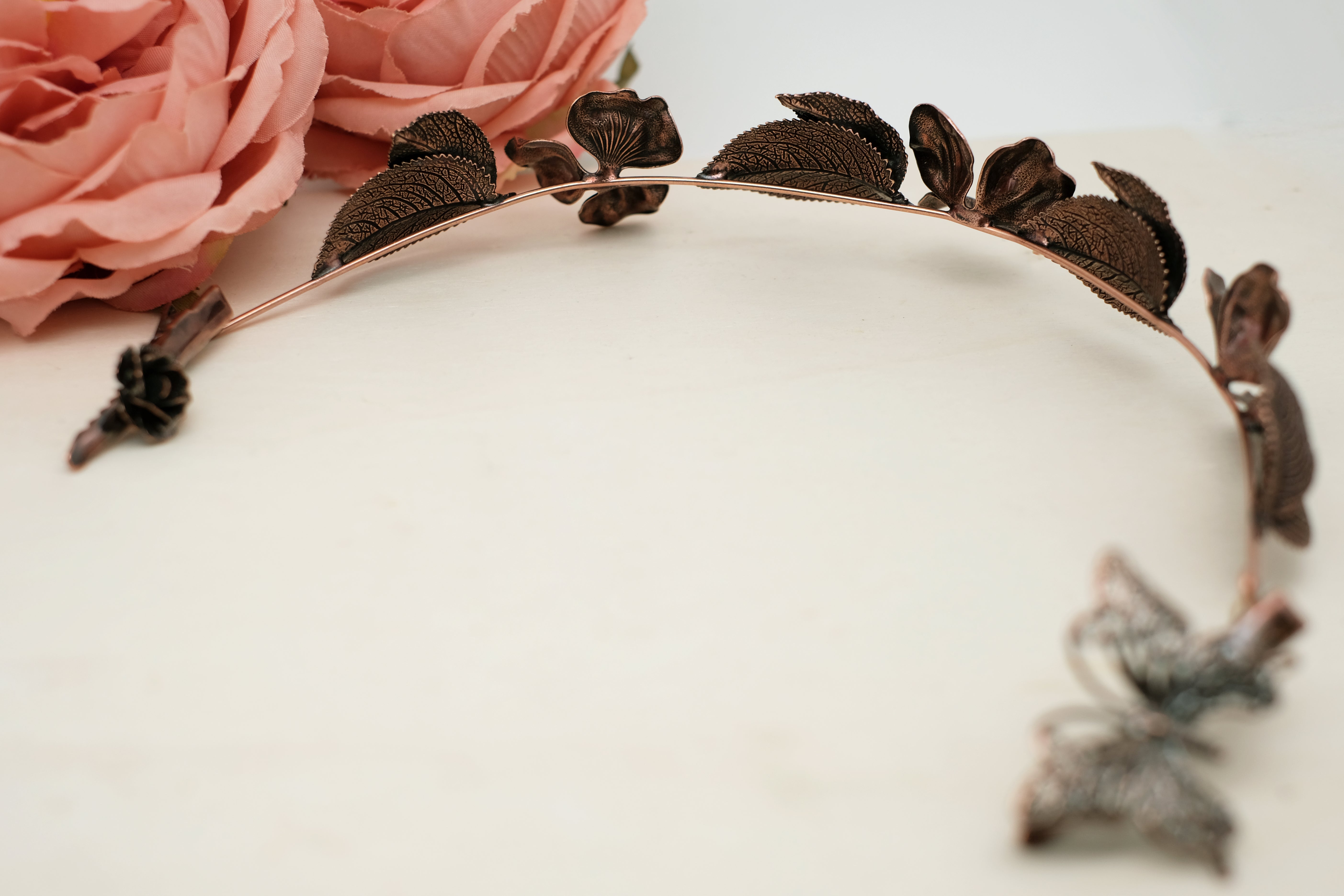 Leave and Flowers | Adjustable Wreath