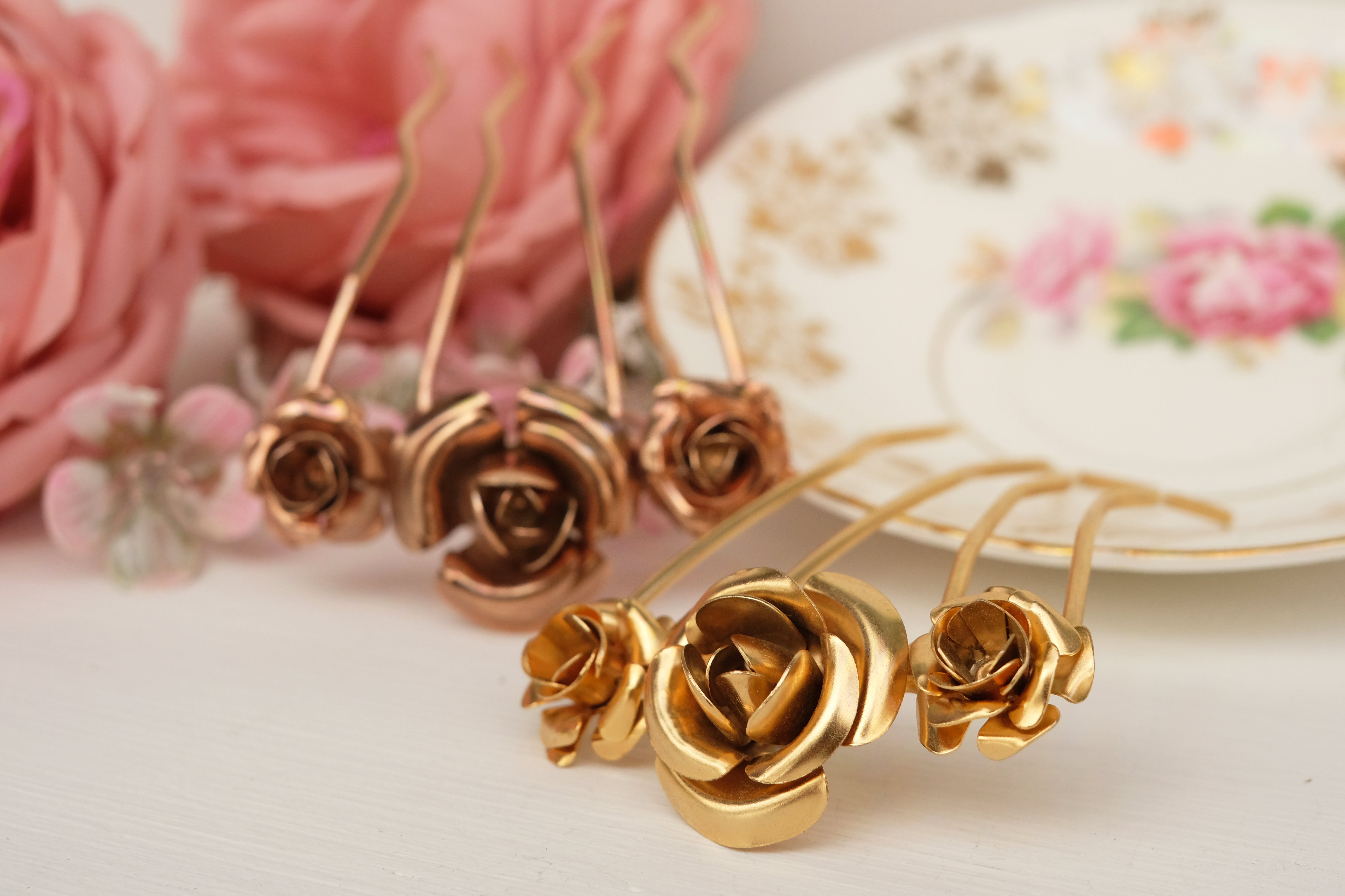 Roses in Trio | Hair Fork