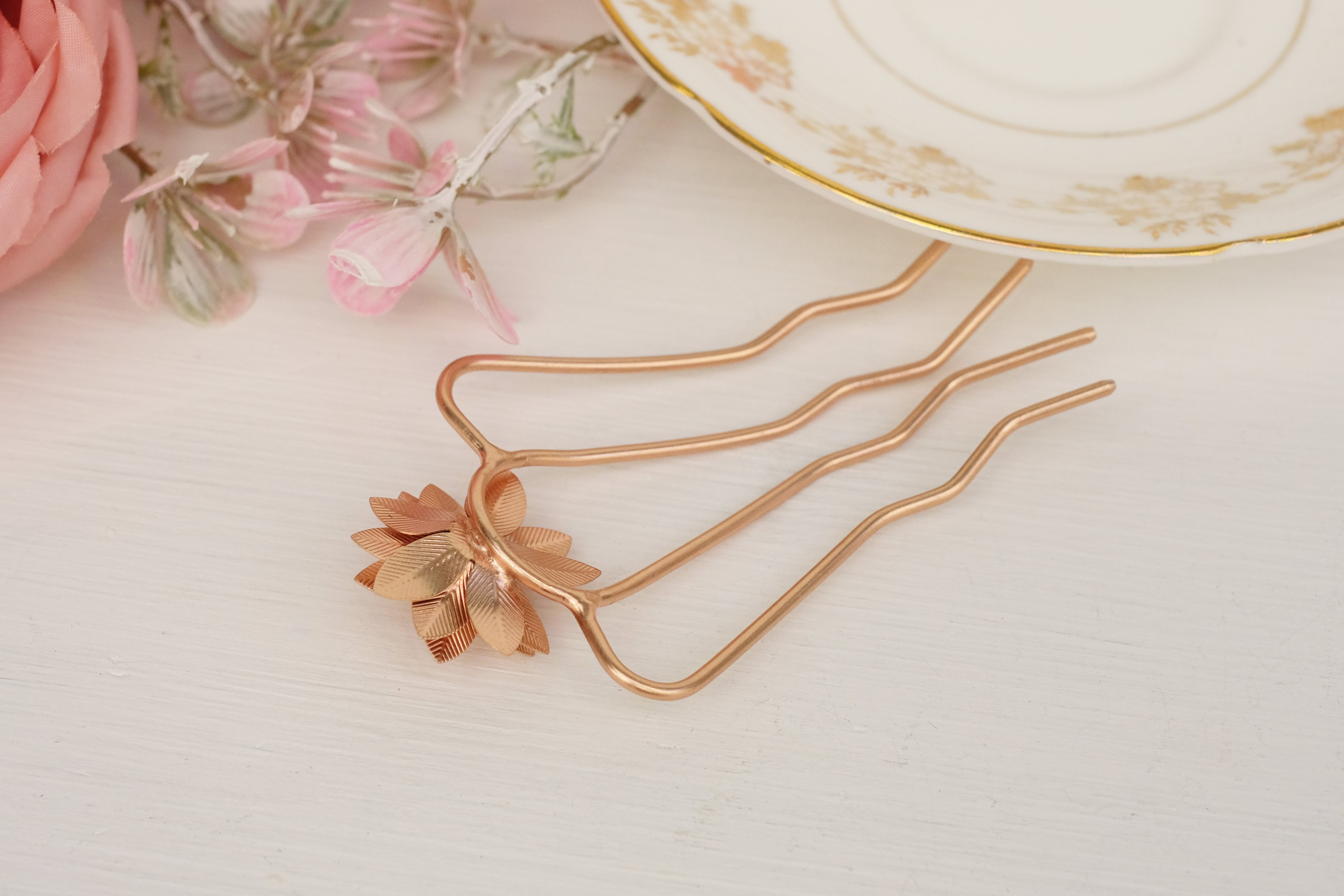 Flower Leaf Bloom | Hair Fork