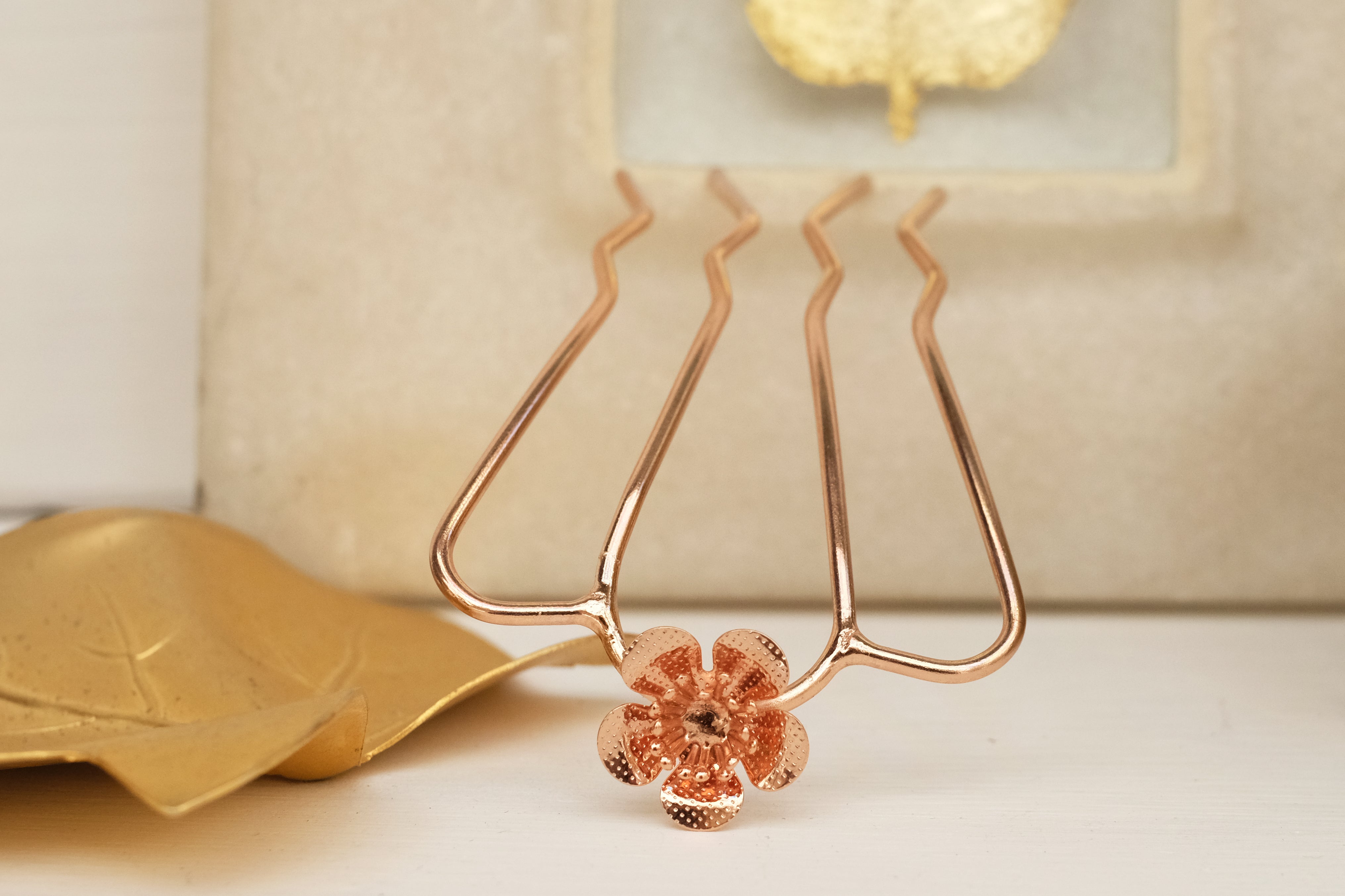 Small Cherry Flower | Hair Fork