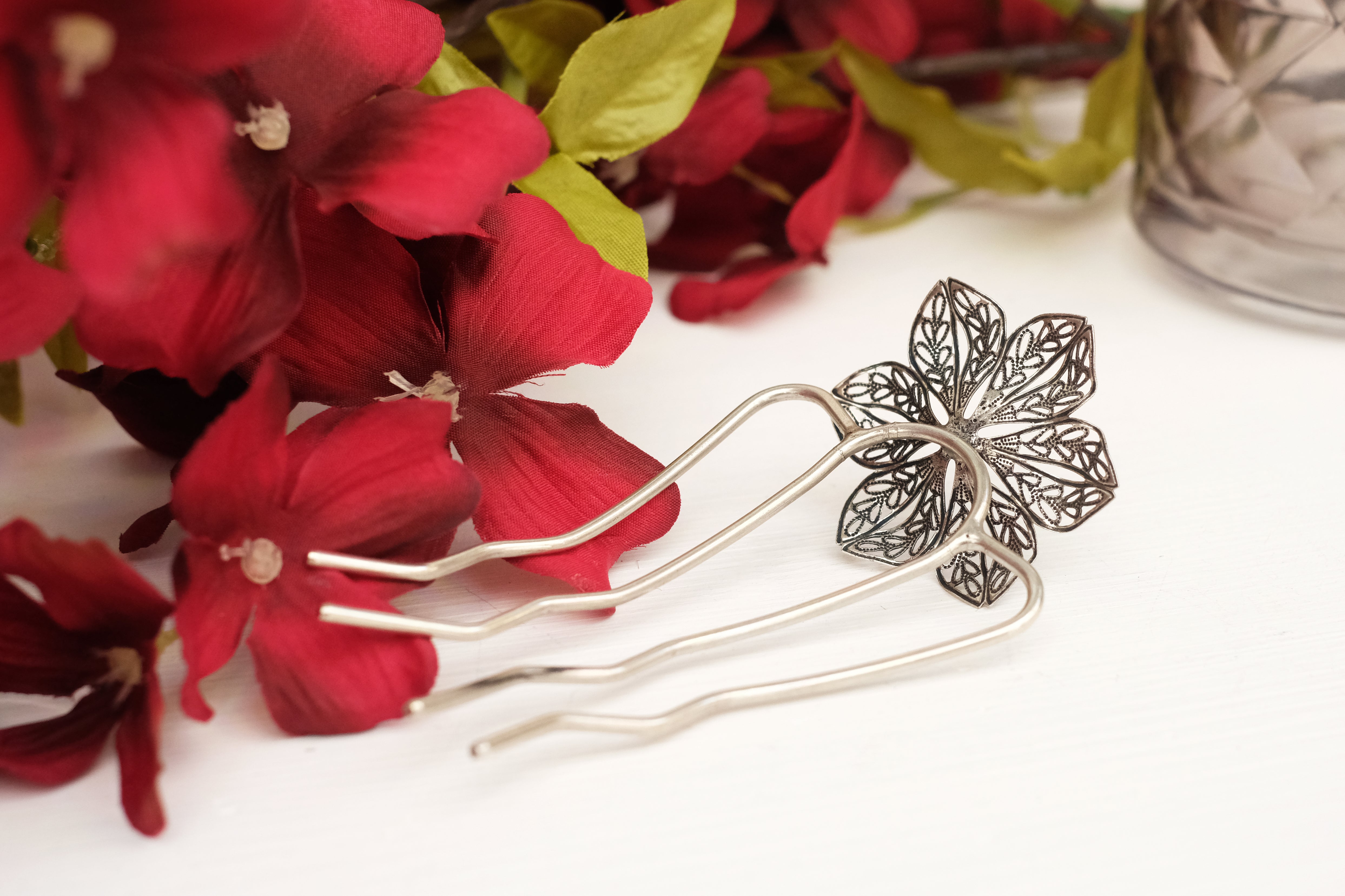 Floral Filigree Fantasy | Hair Fork