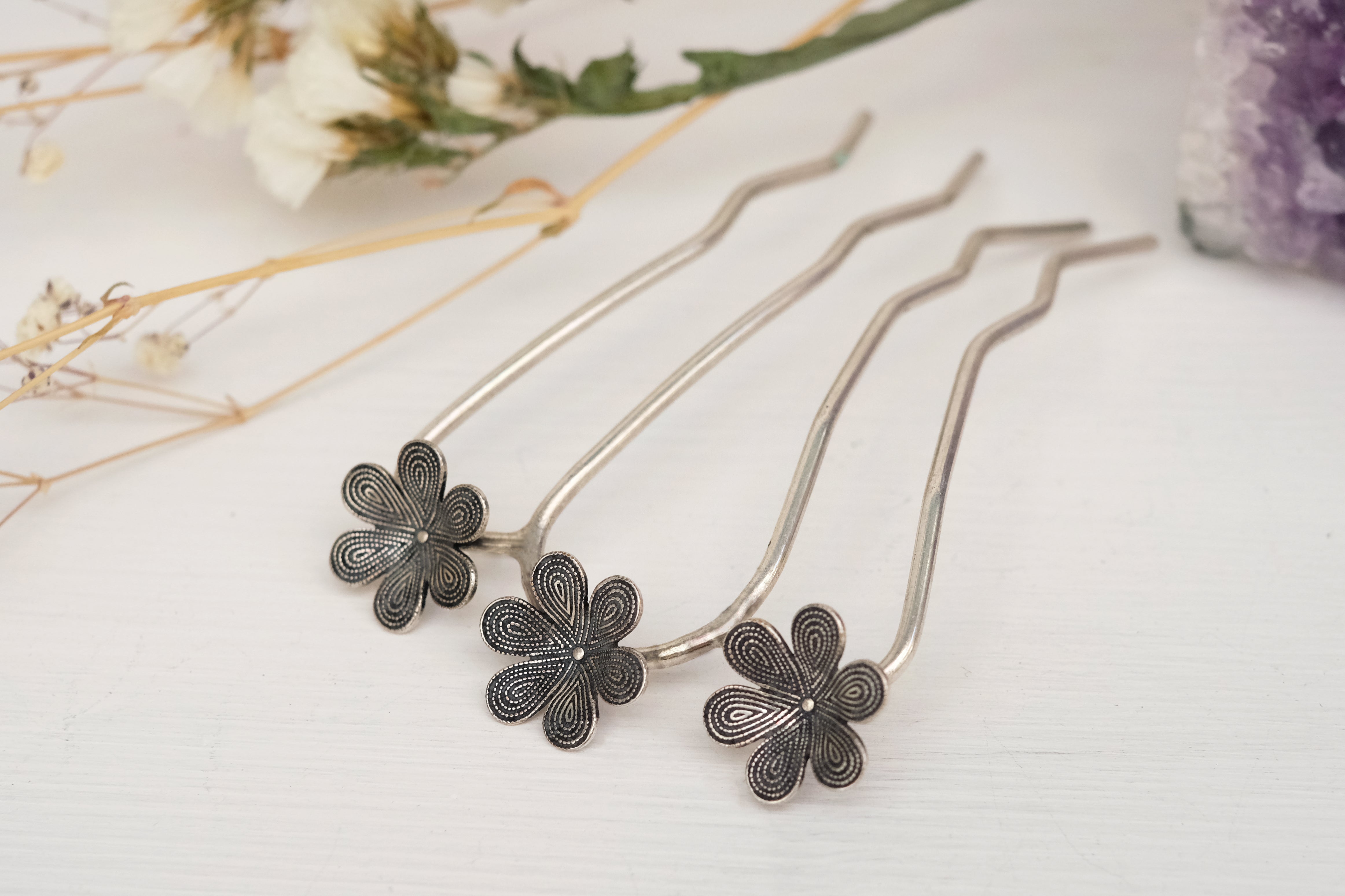 Flower Trio | Hair Fork