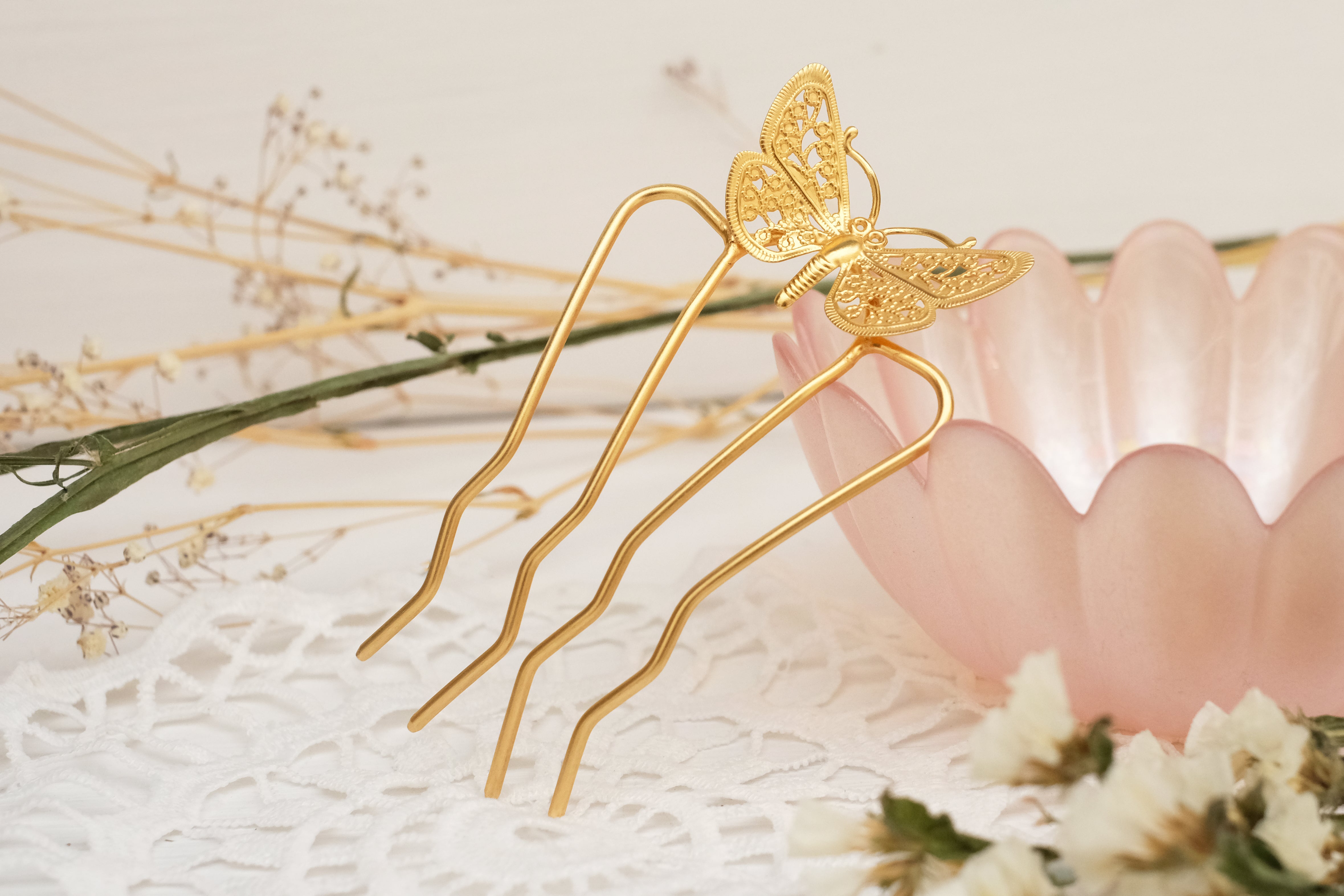 Ornamental Butterfly | Hair Fork