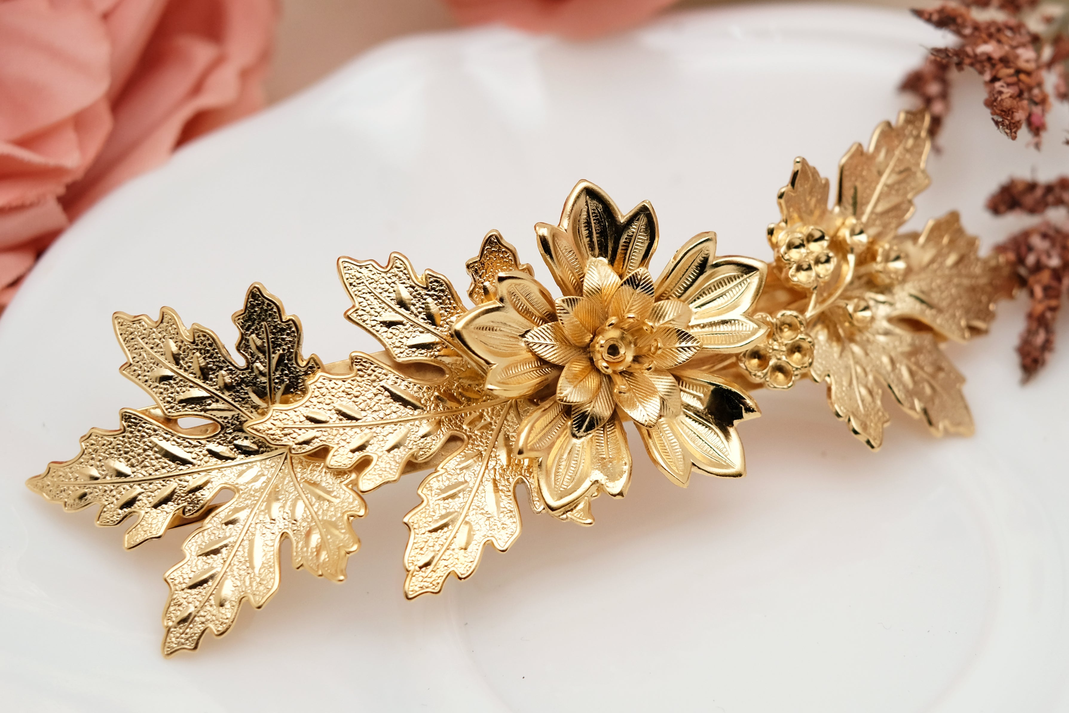 Eve Mix Floral | Large Barrette