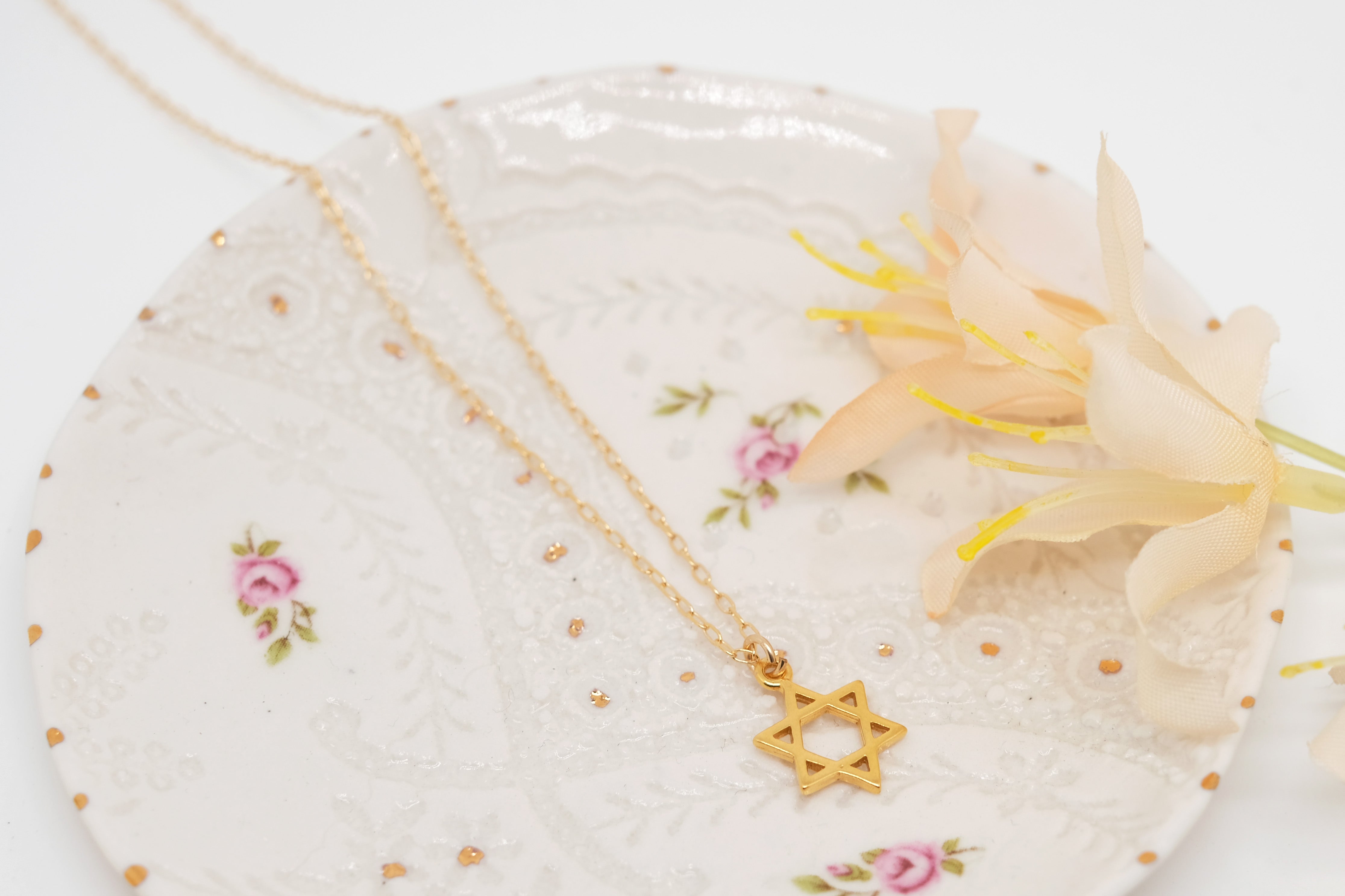 Star of David Radiance | Dainty Necklace