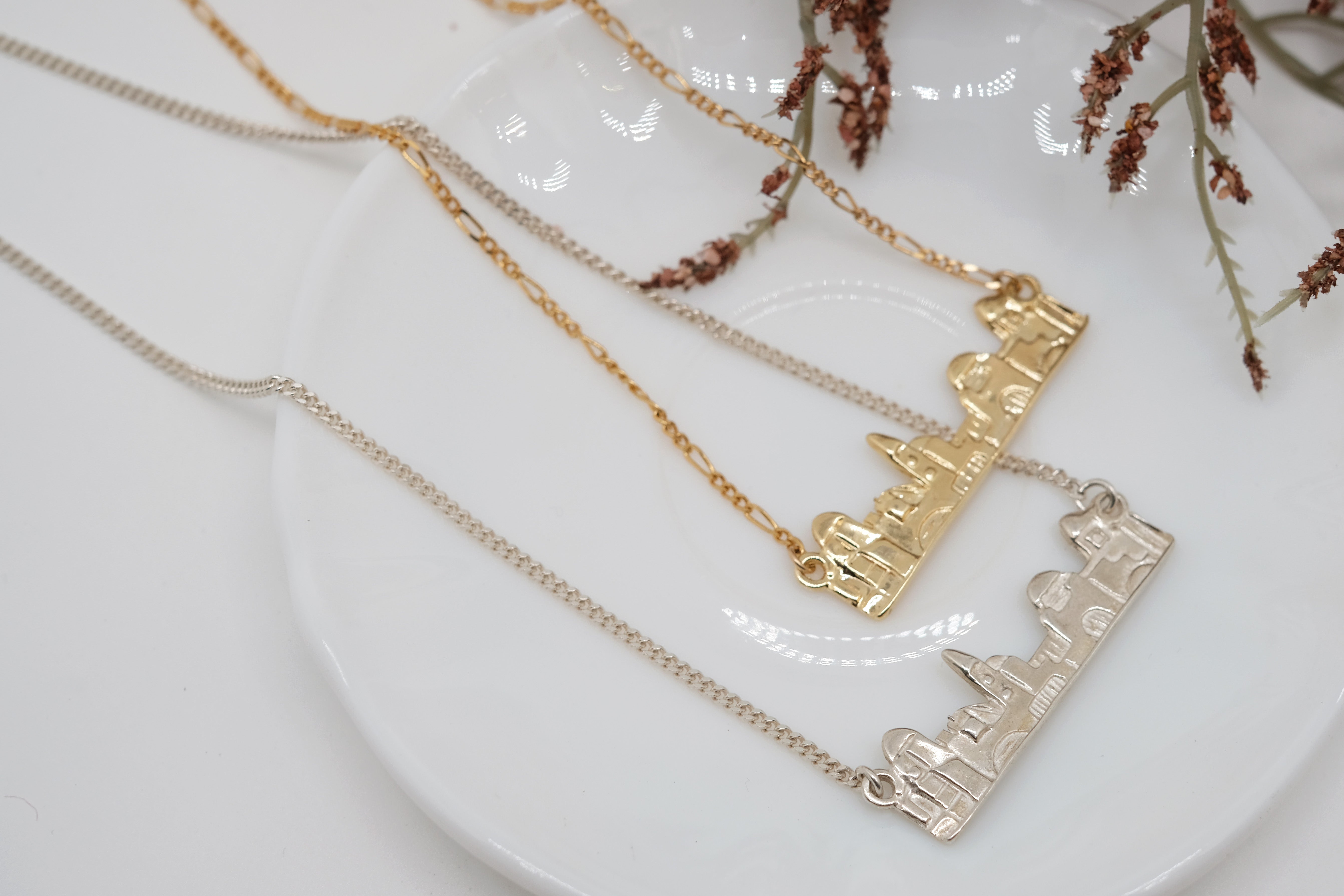 Jerusalem Cityscape | Dainty Necklace