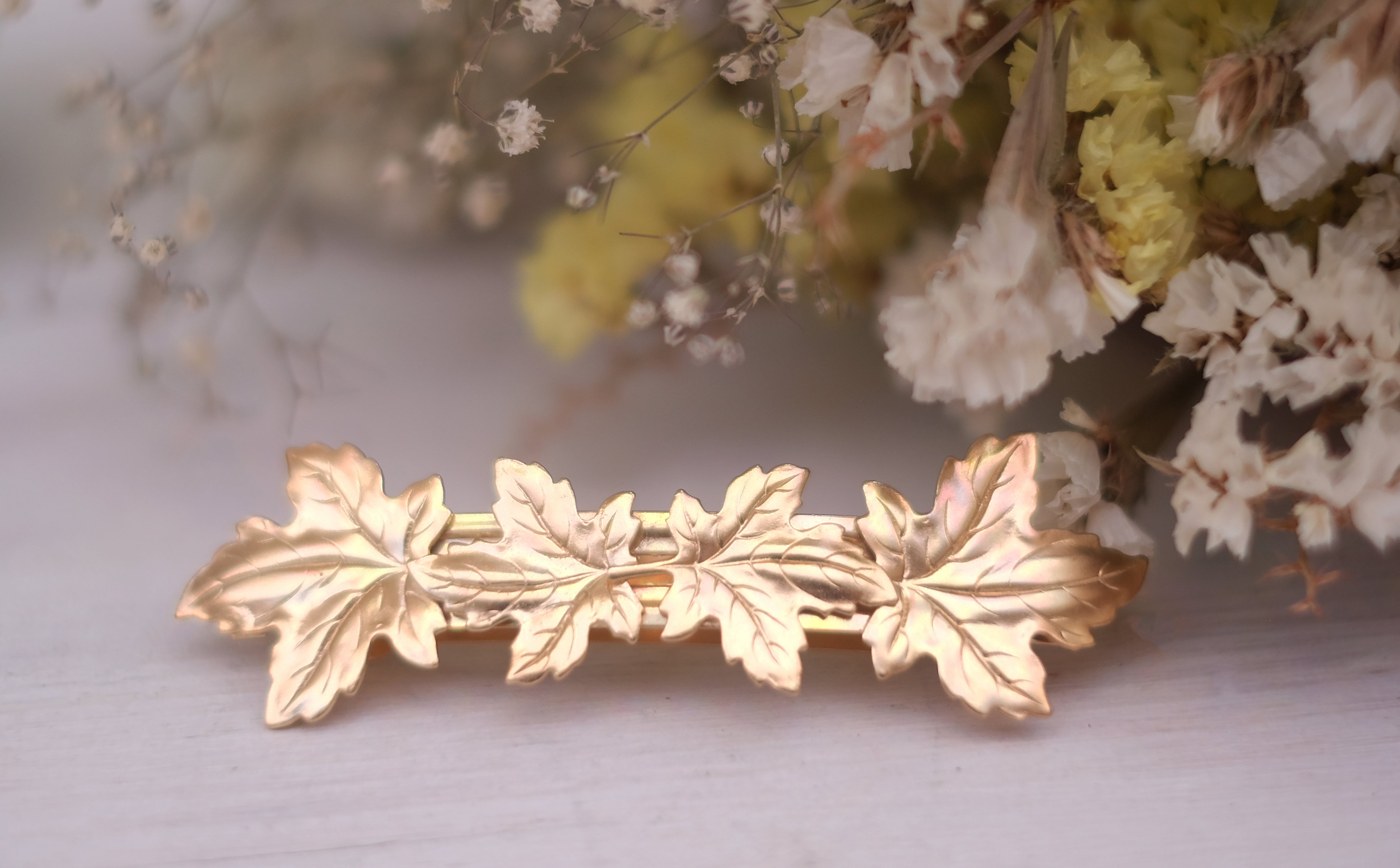 Maple | Large Barrette