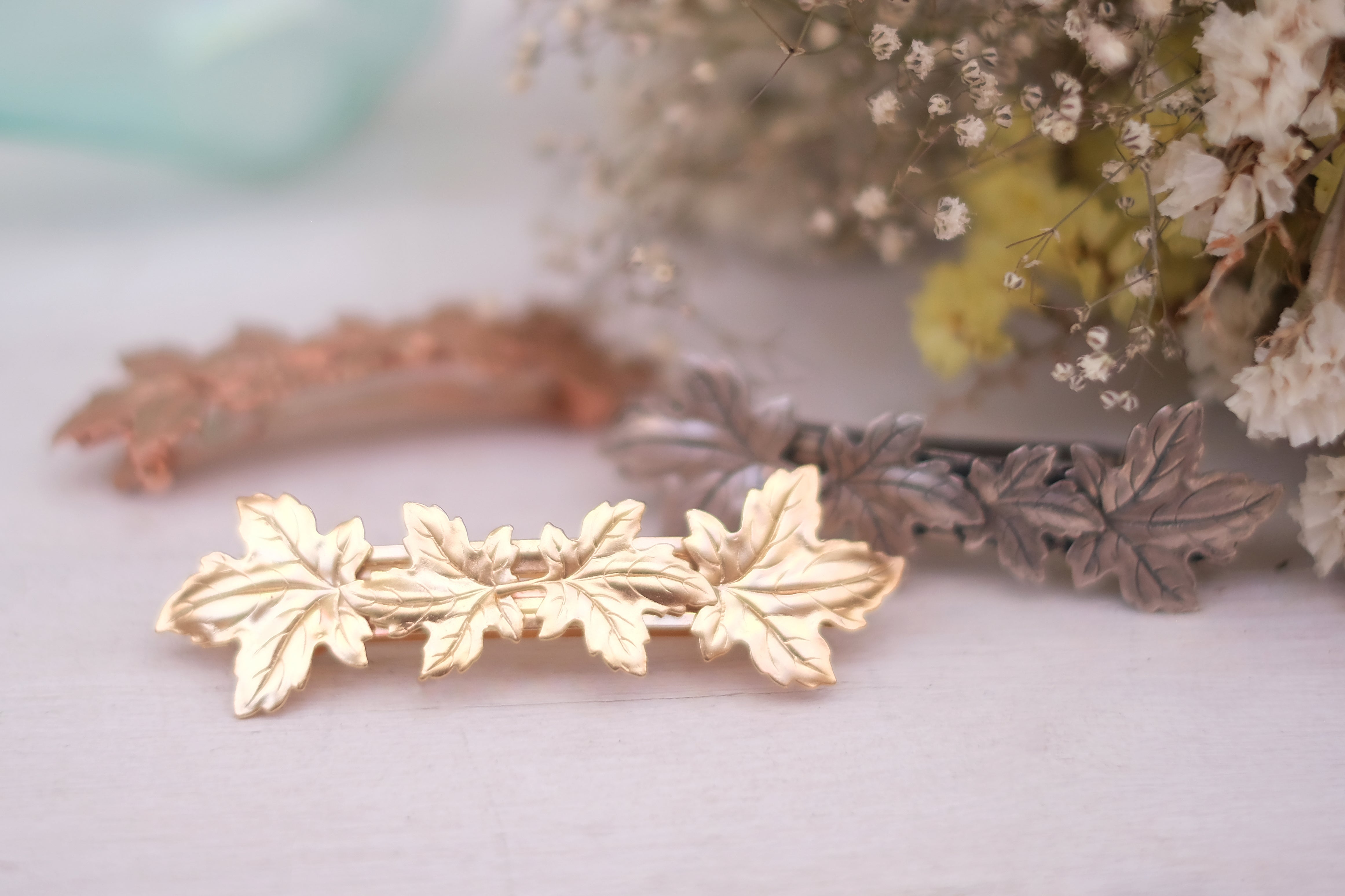 Maple | Large Barrette