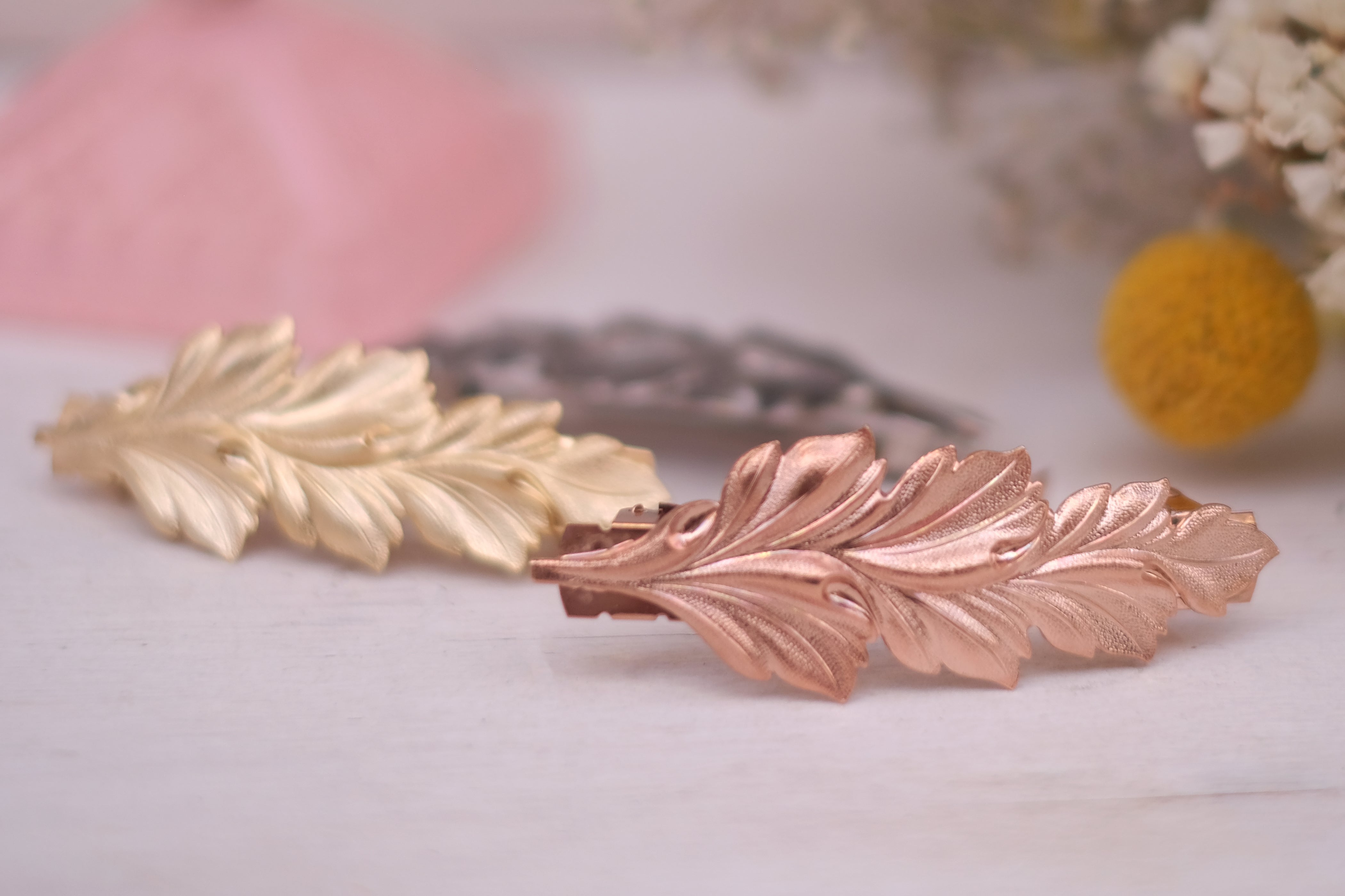 Decorative Leaf | Large Barrette