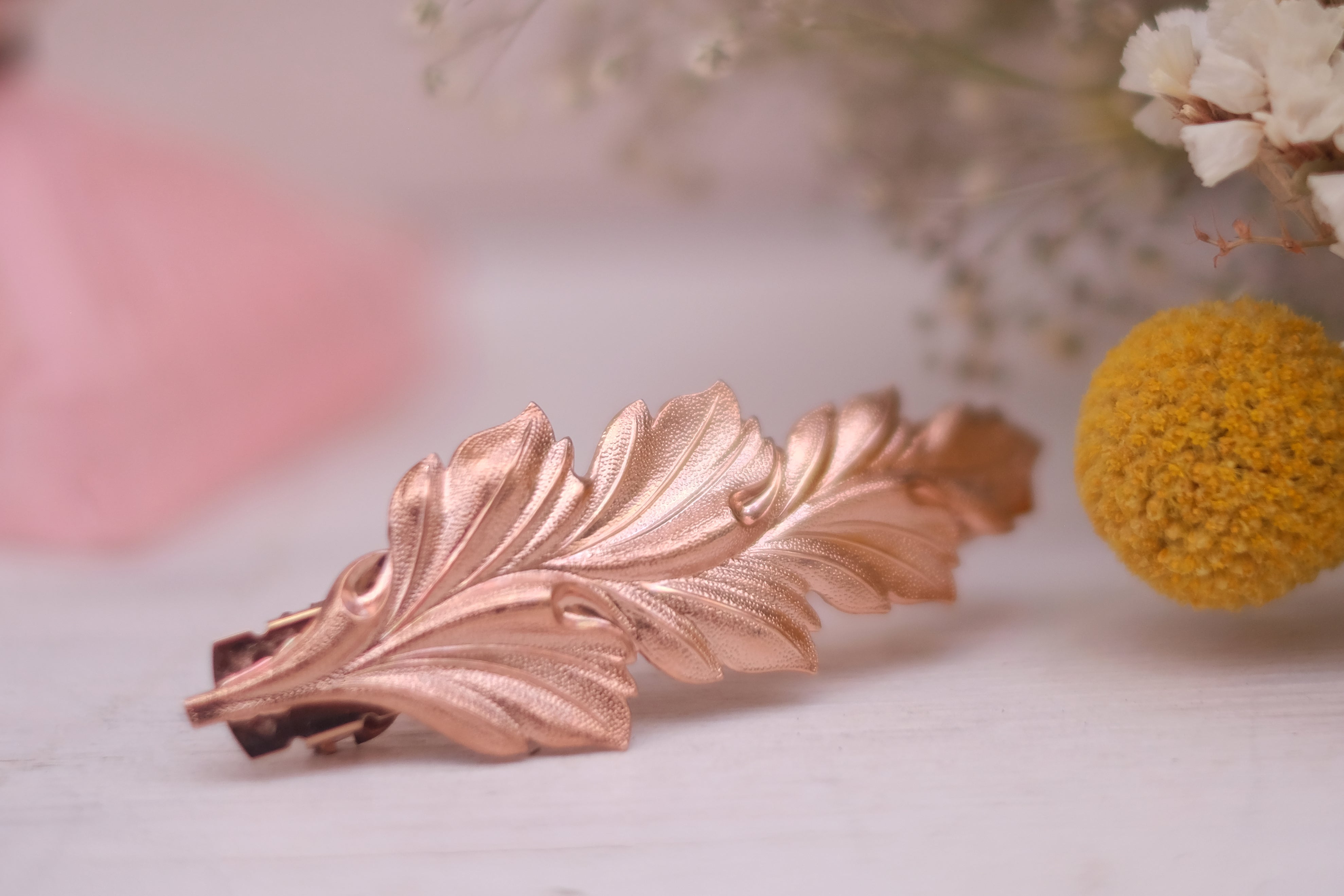 Decorative Leaf | Large Barrette