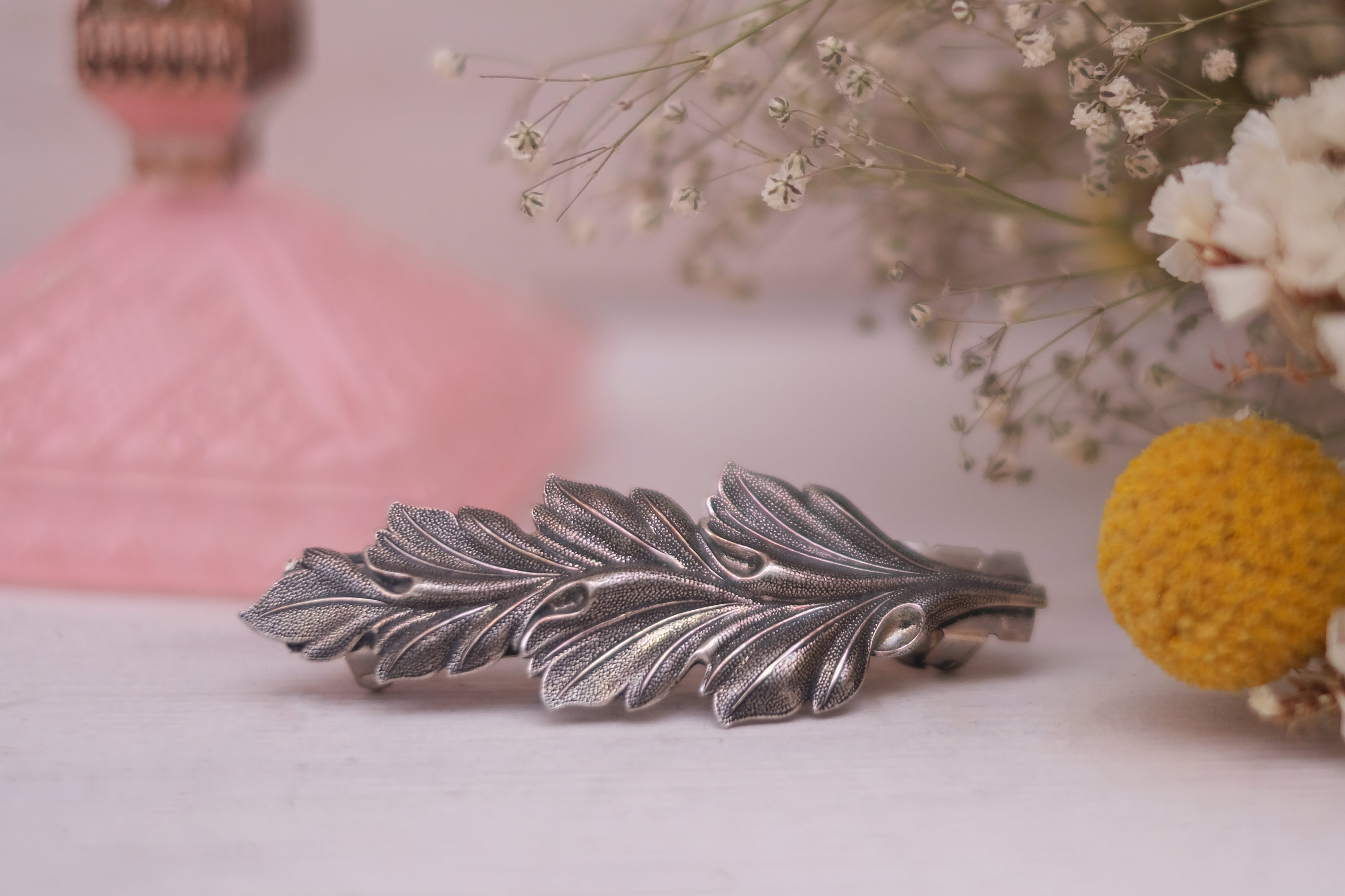 Decorative Leaf | Large Barrette