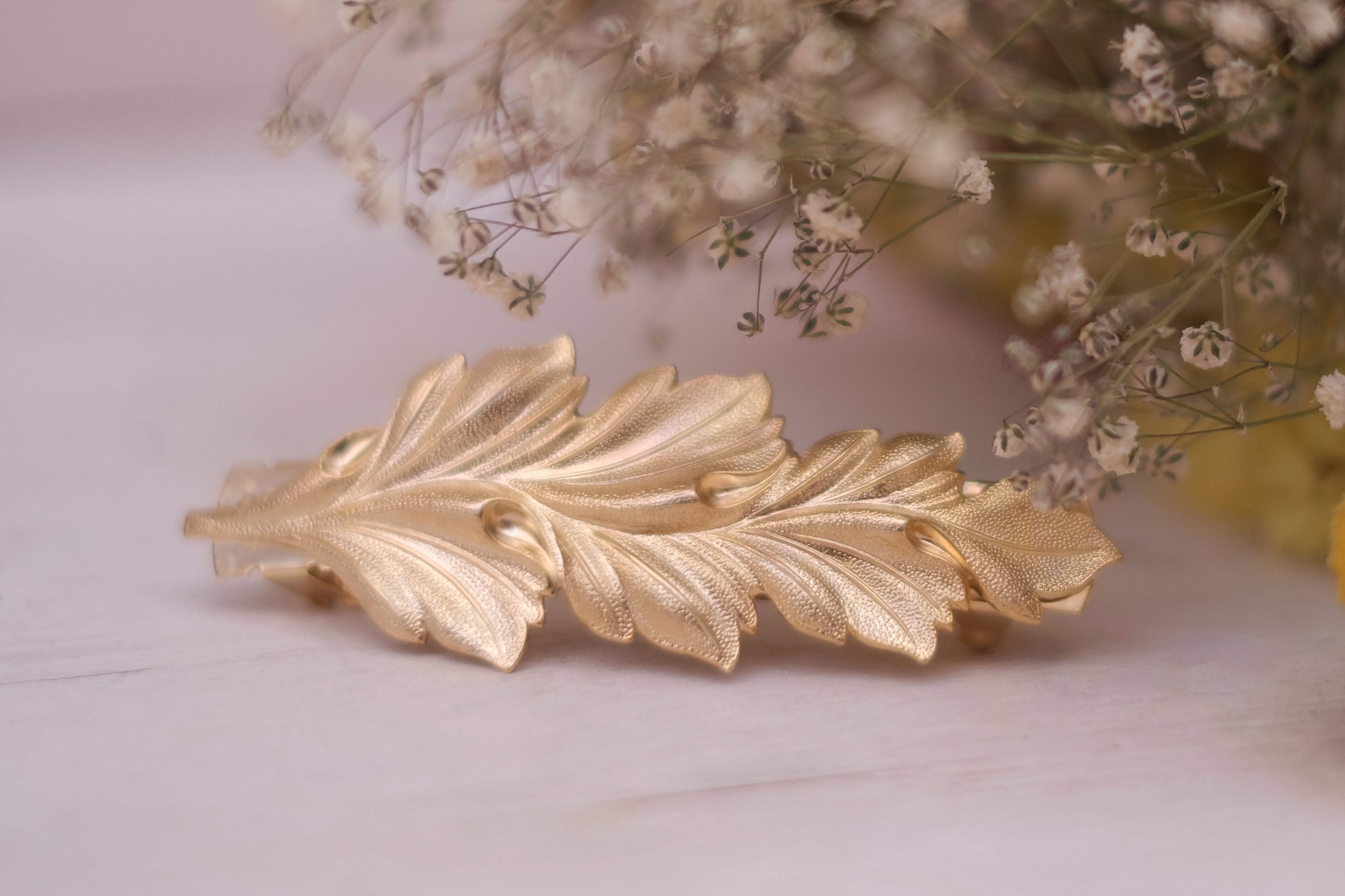 Decorative Leaf | Large Barrette