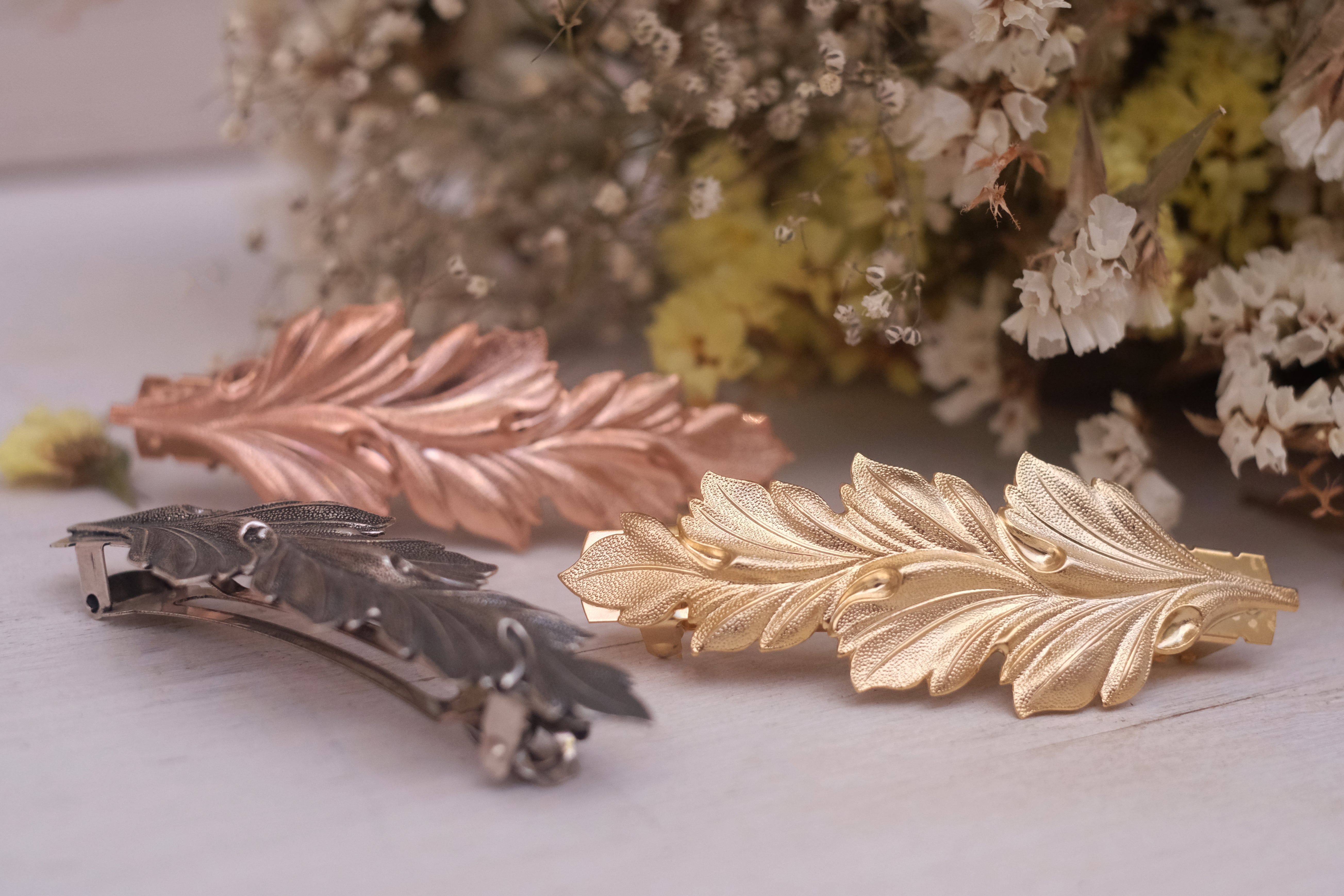 Decorative Leaf | Large Barrette