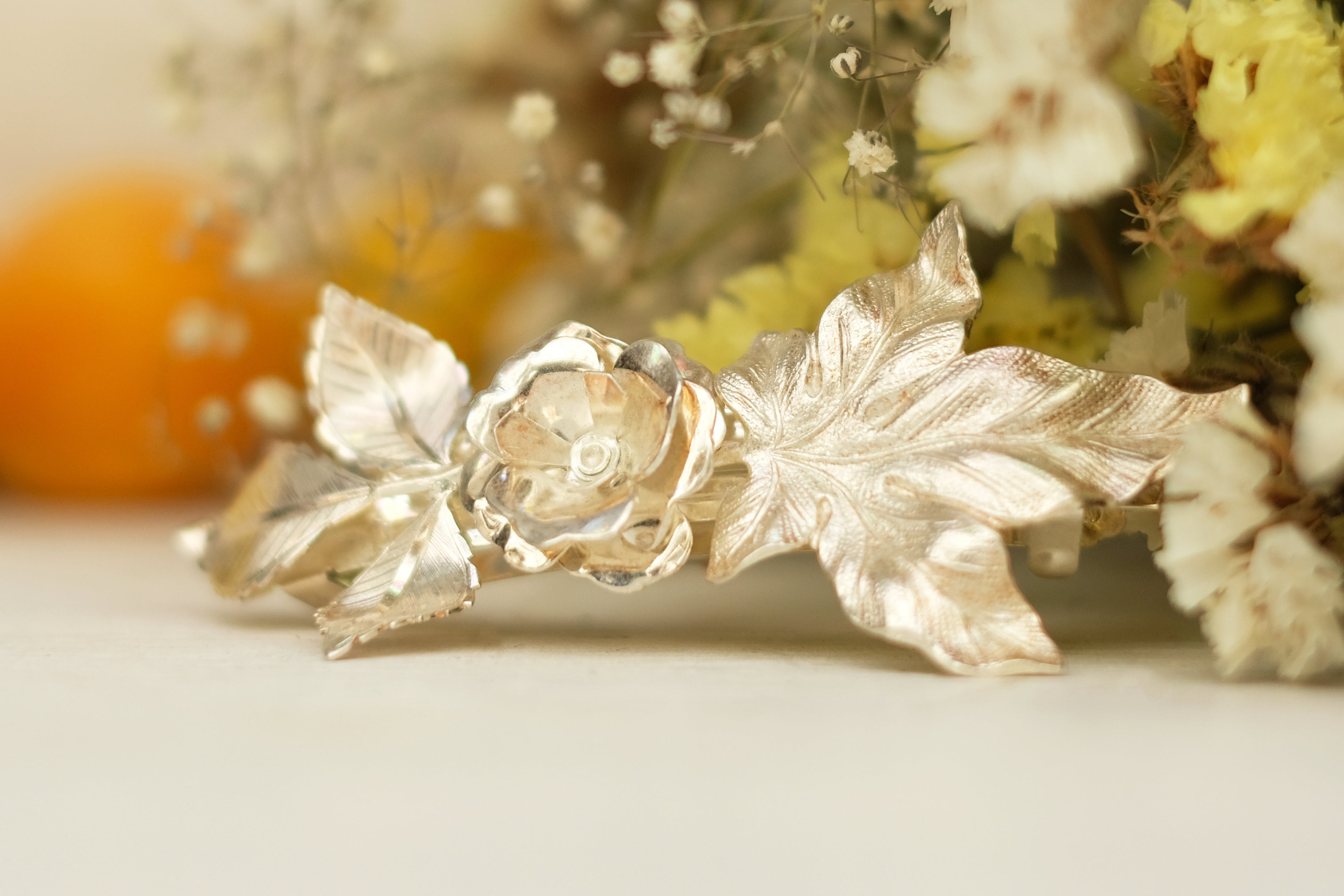 Rose Elegance | Large Barrette