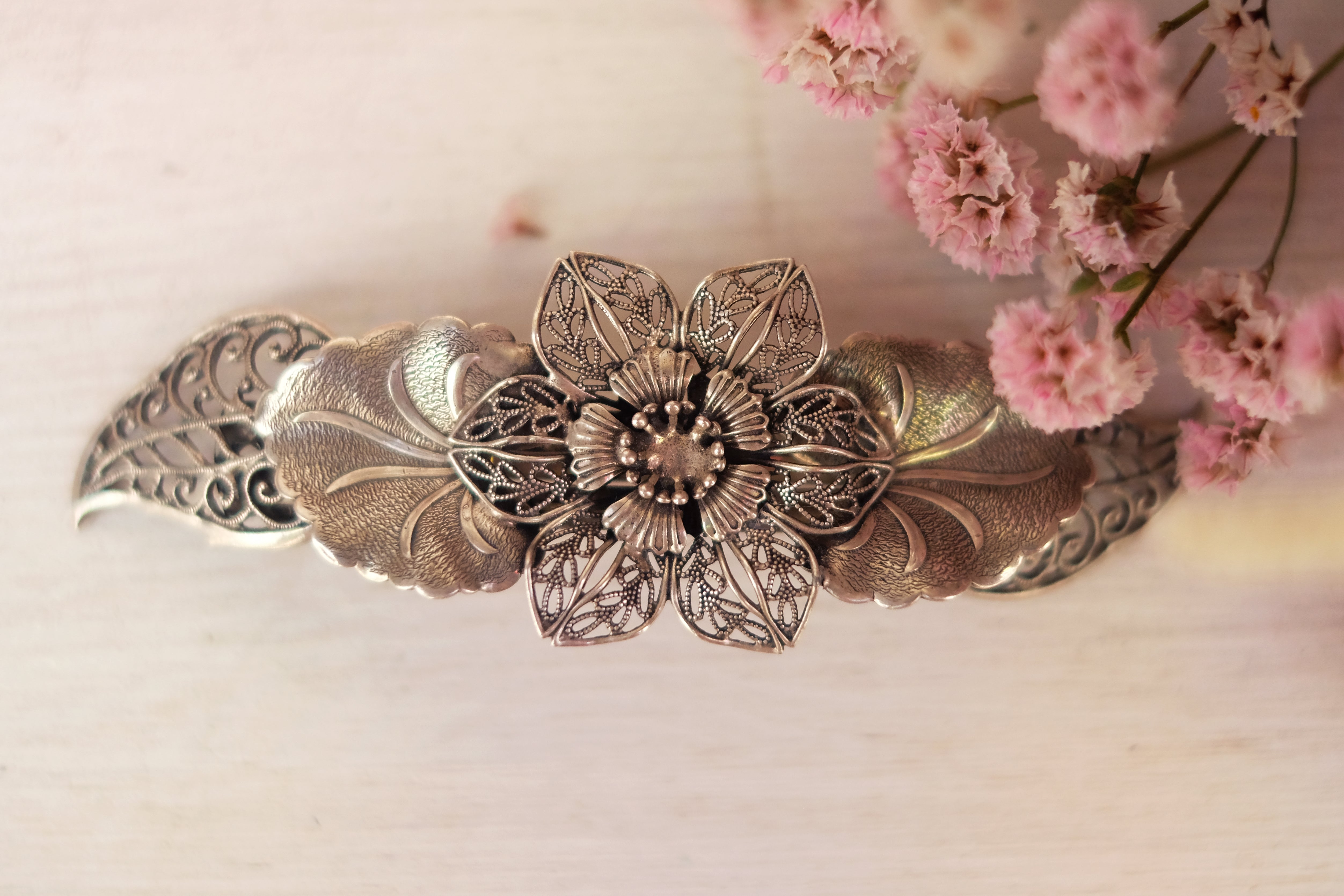 Filigree Flower | Large Barrette