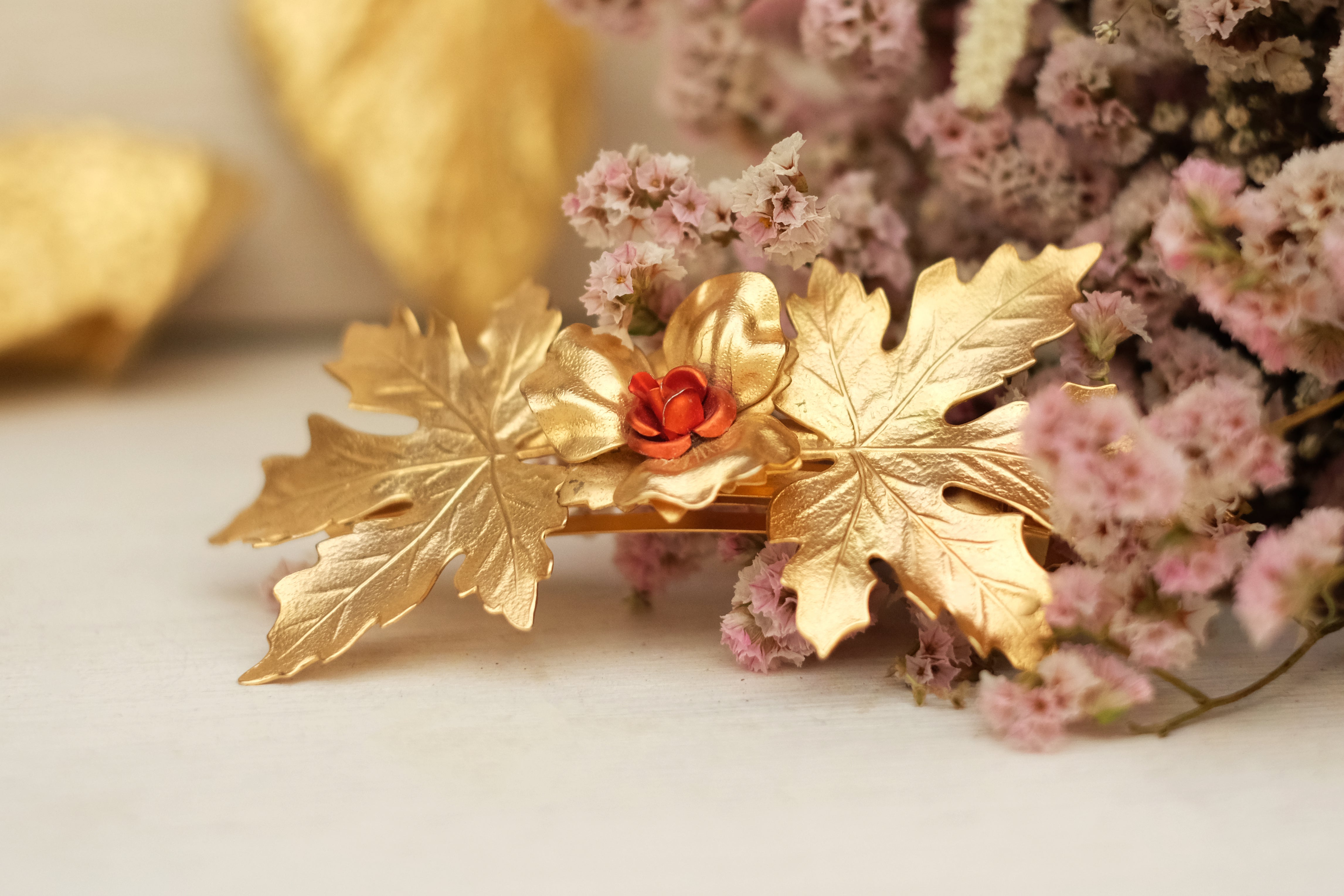 Giant Leaf Symmetry | Large Barrette