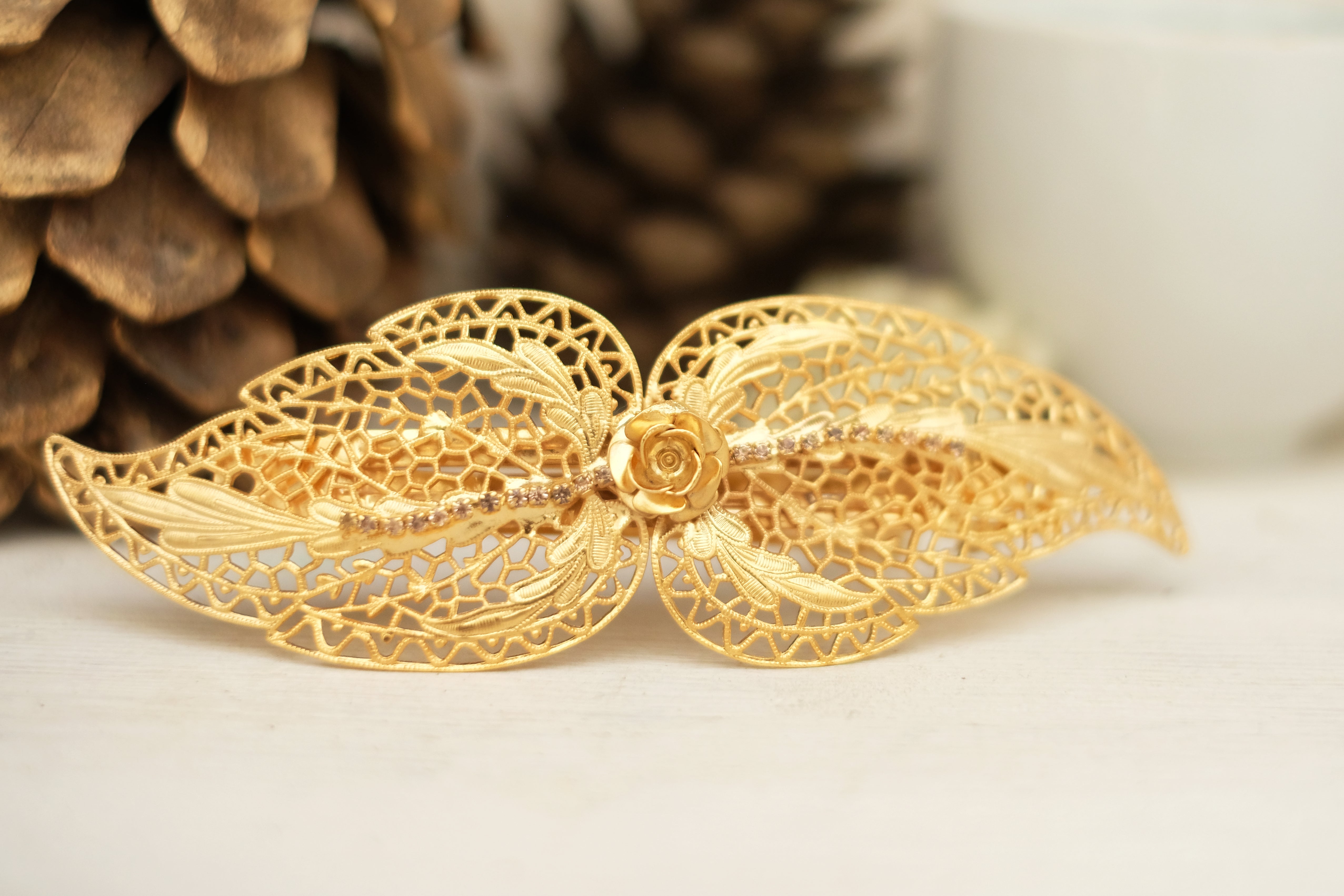 Lacy Rose | Jumbo Barrette