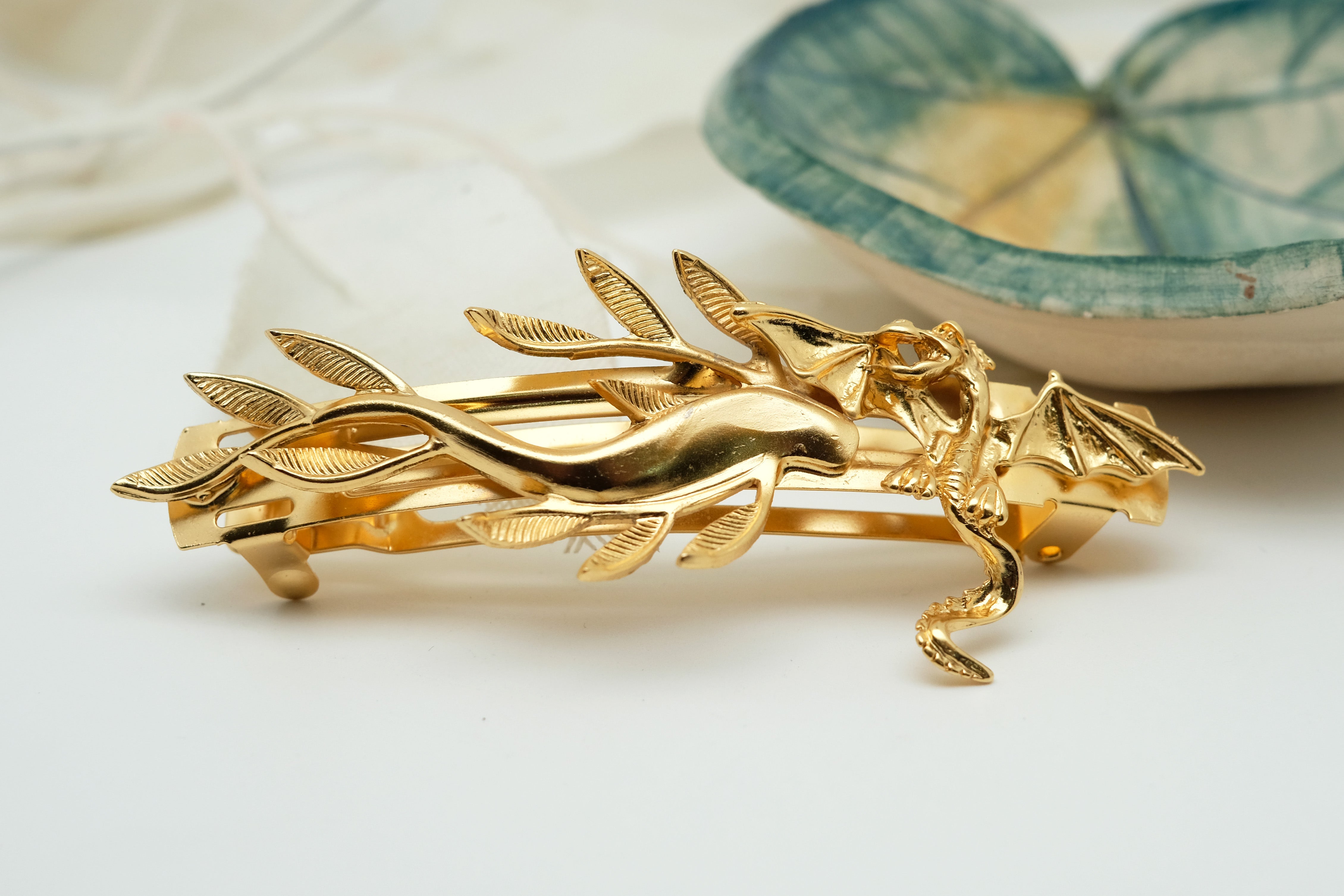 Sirens and Dragons | Large Barrette