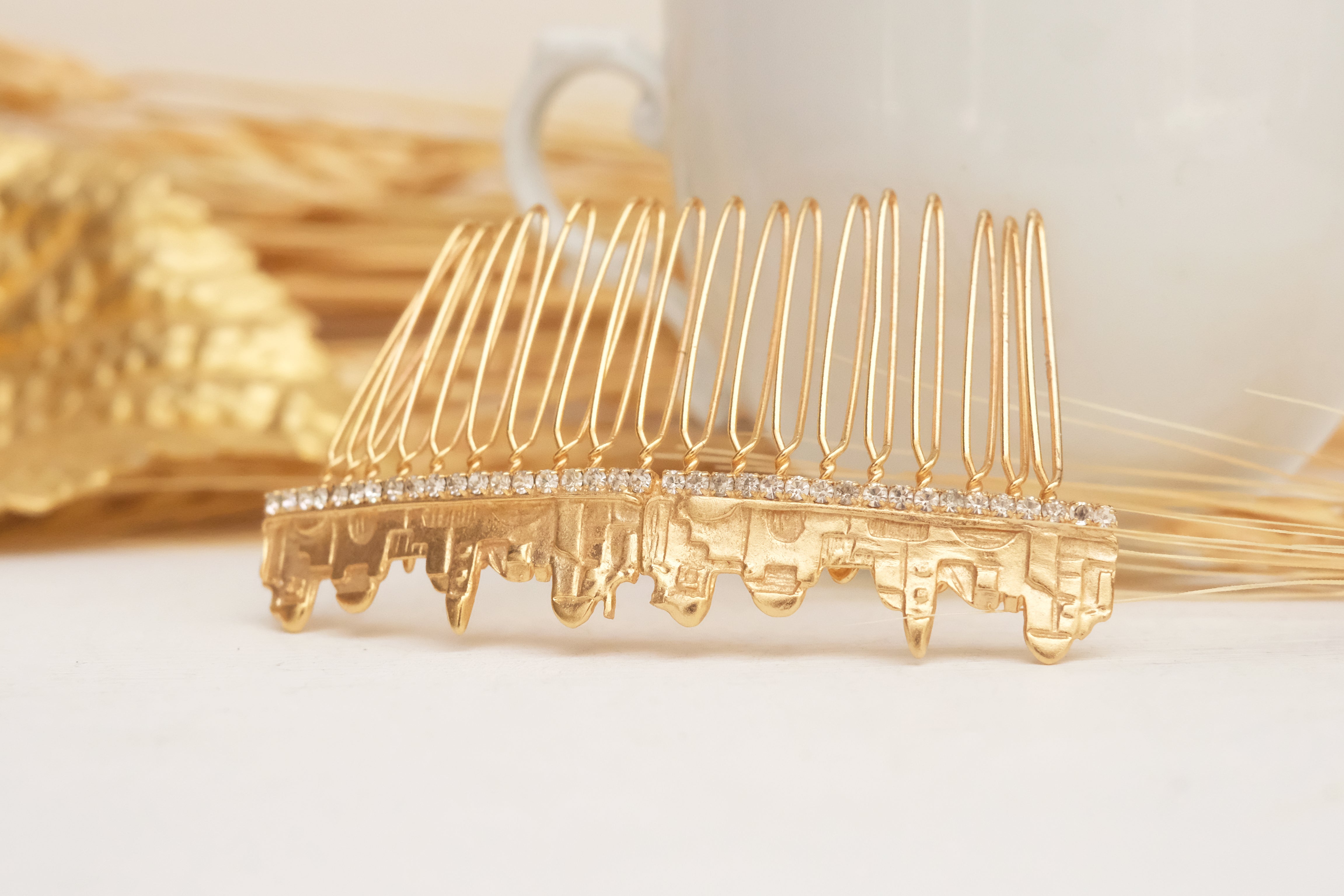 Divine Harmony of gold | Large Comb