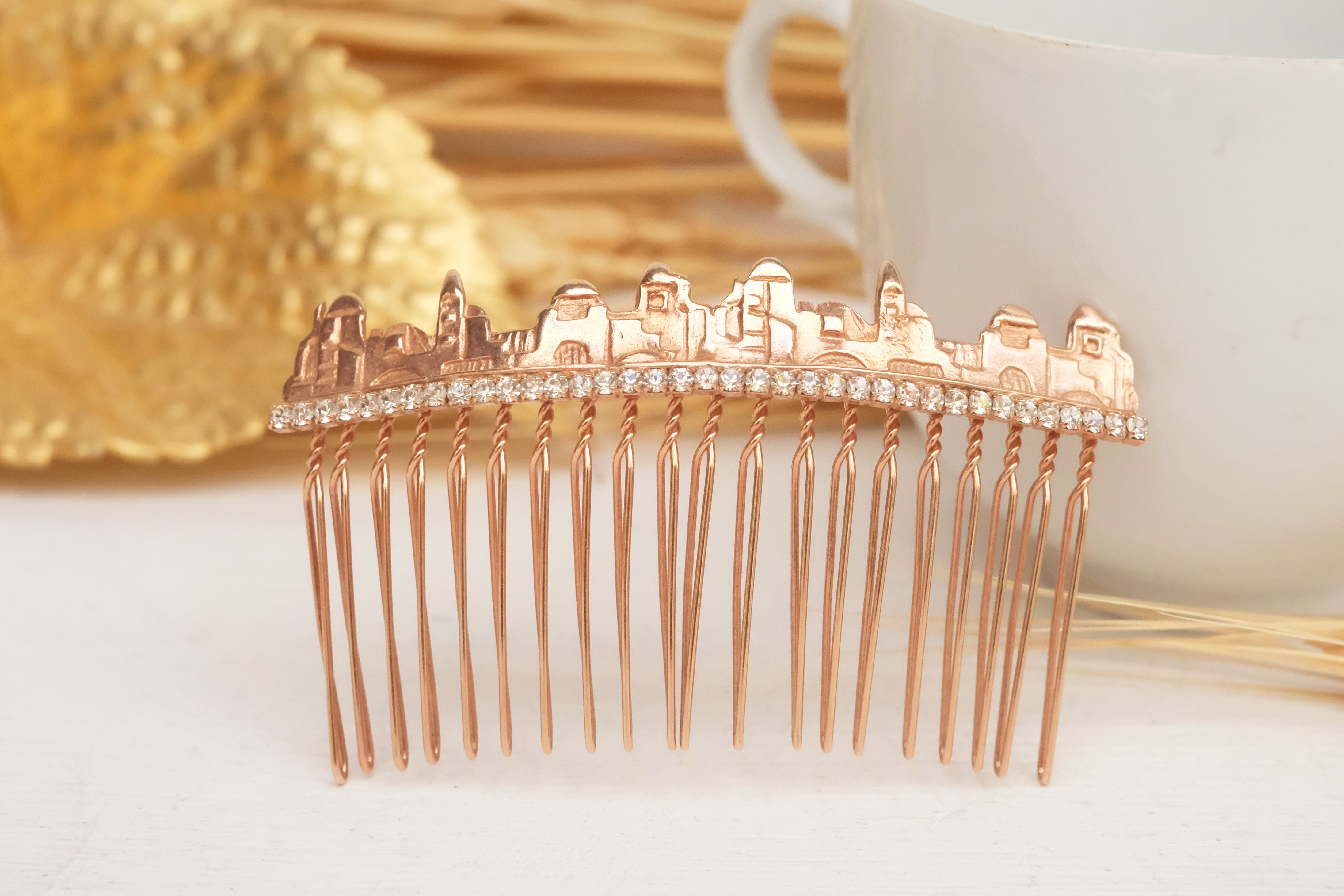 Divine Harmony of gold | Large Comb