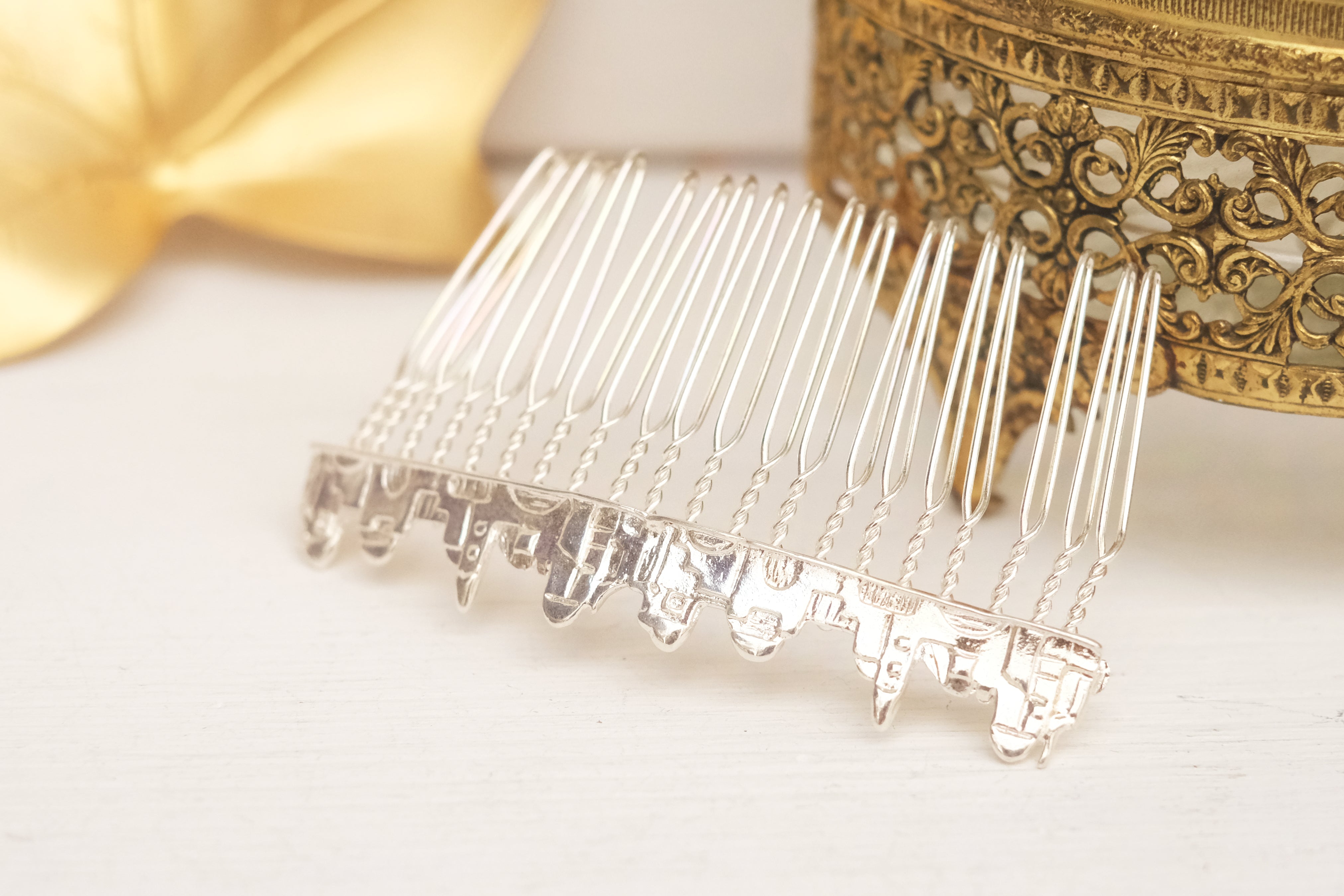 Divine Harmony of gold | Large Comb