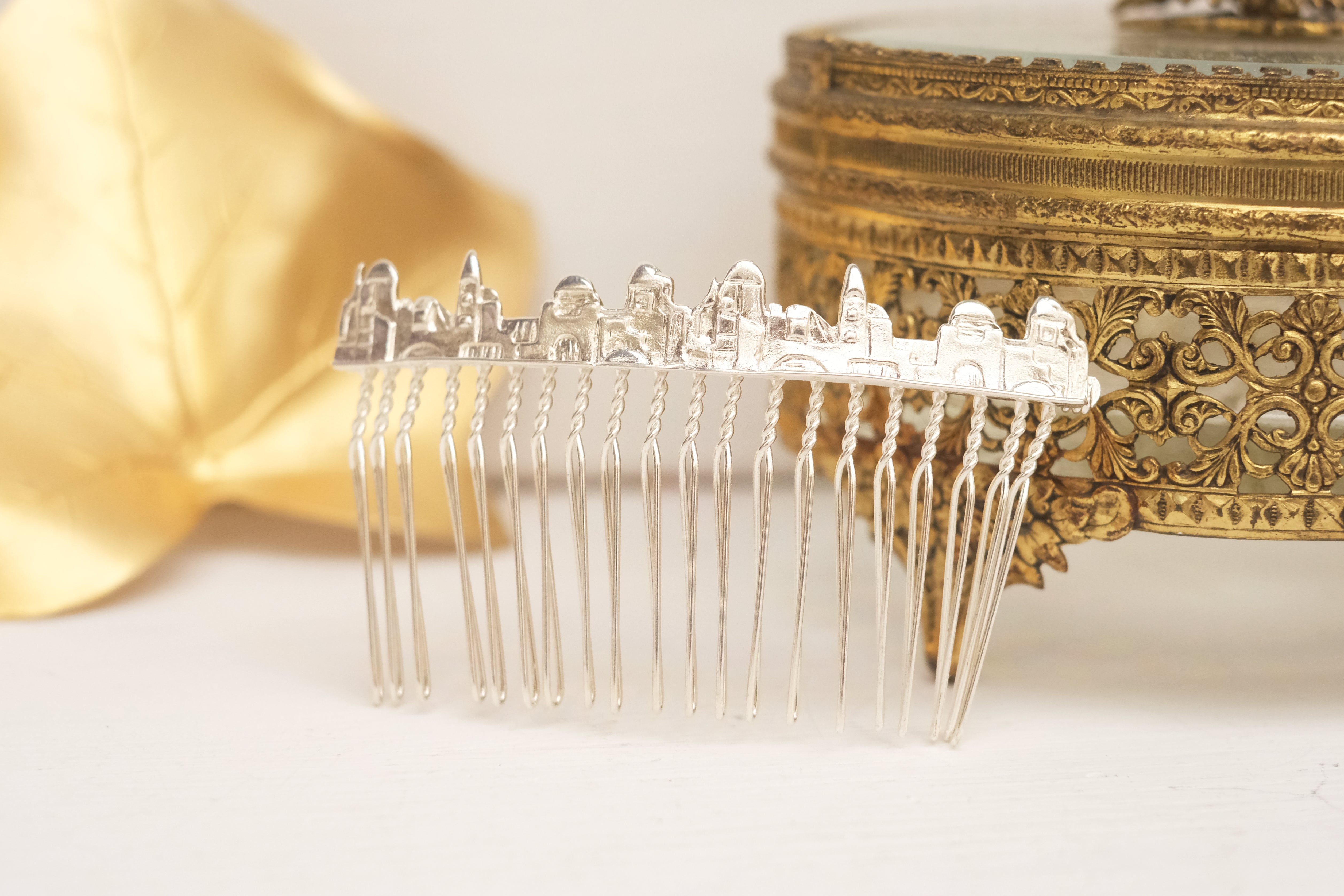 Divine Harmony of gold | Large Comb