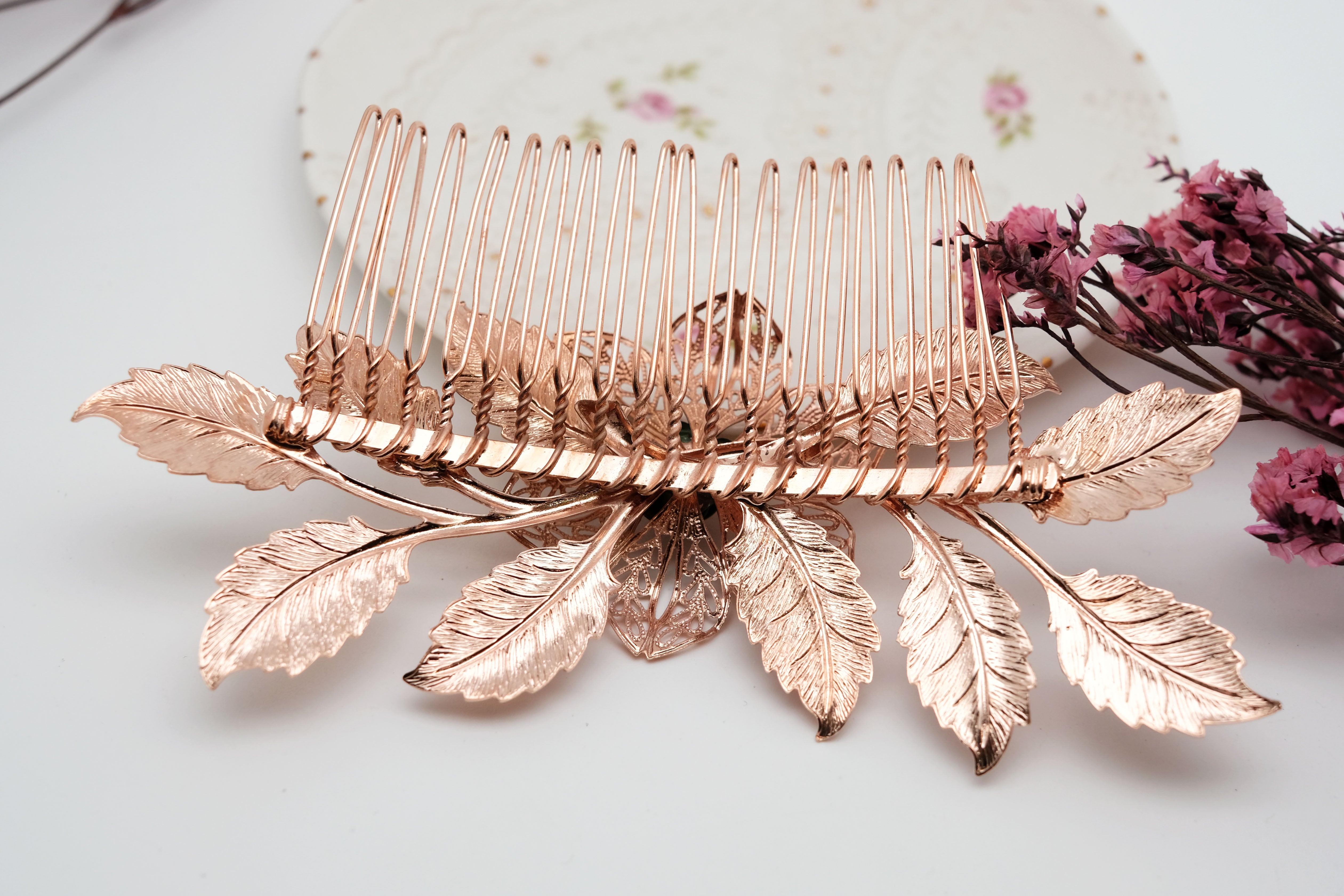 Filigree Flower | Large Comb