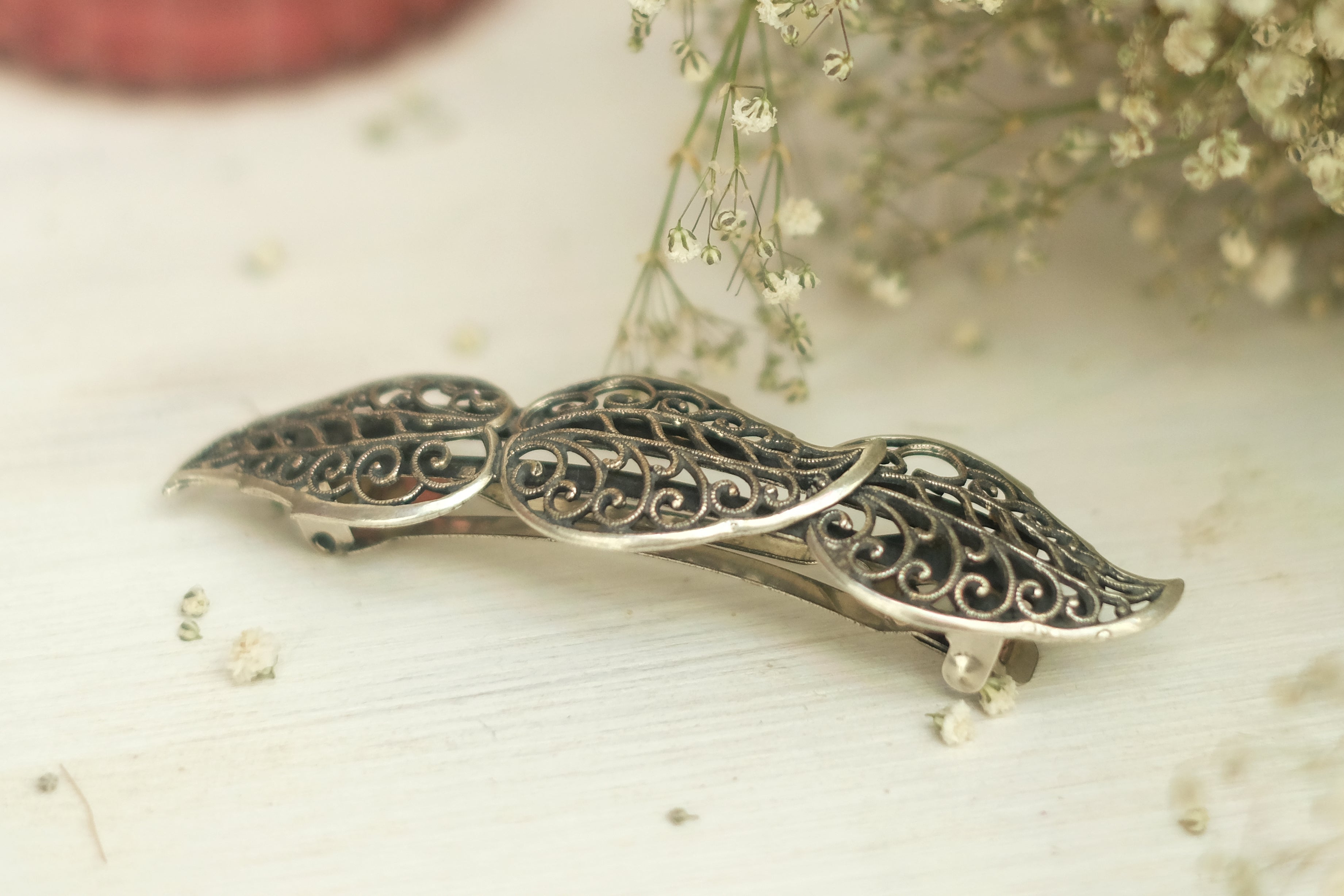 Simple Leaf | Large Barrette