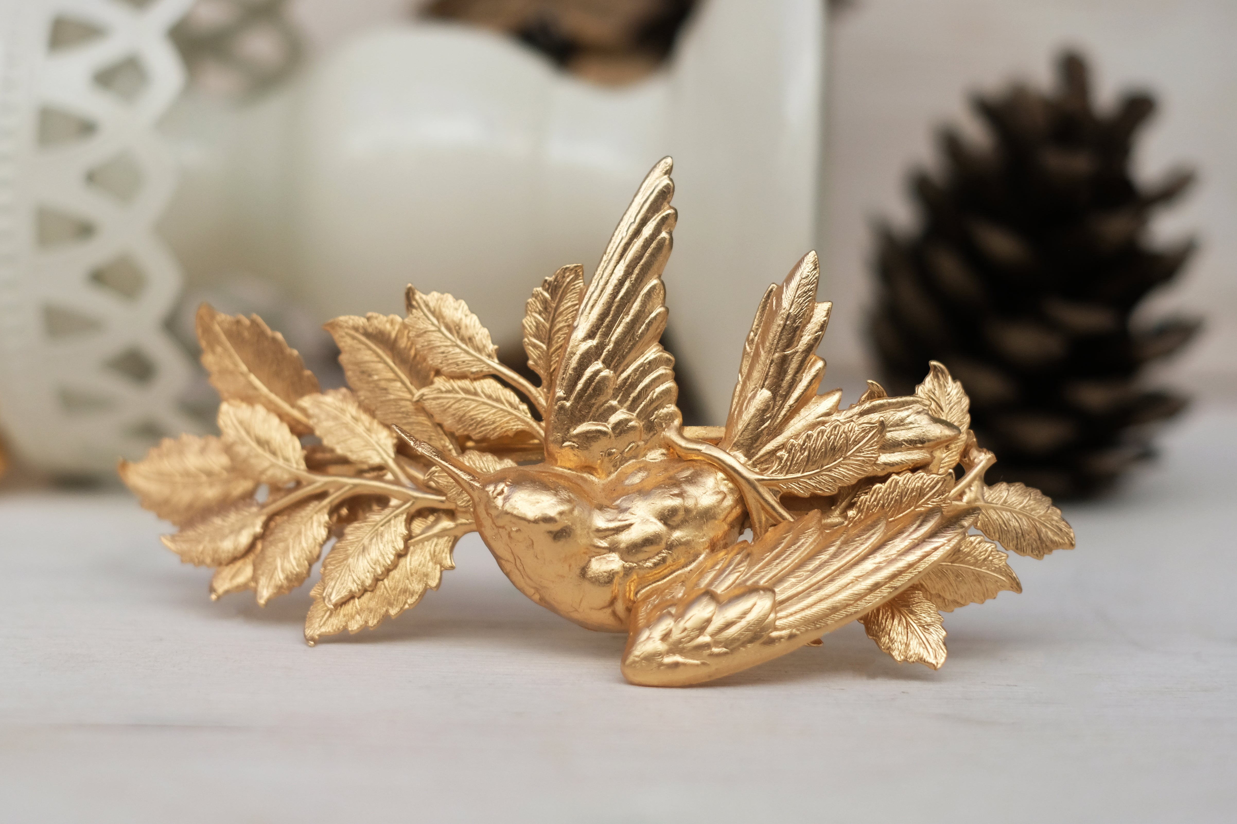 Bird Tree | Jumbo Barrette