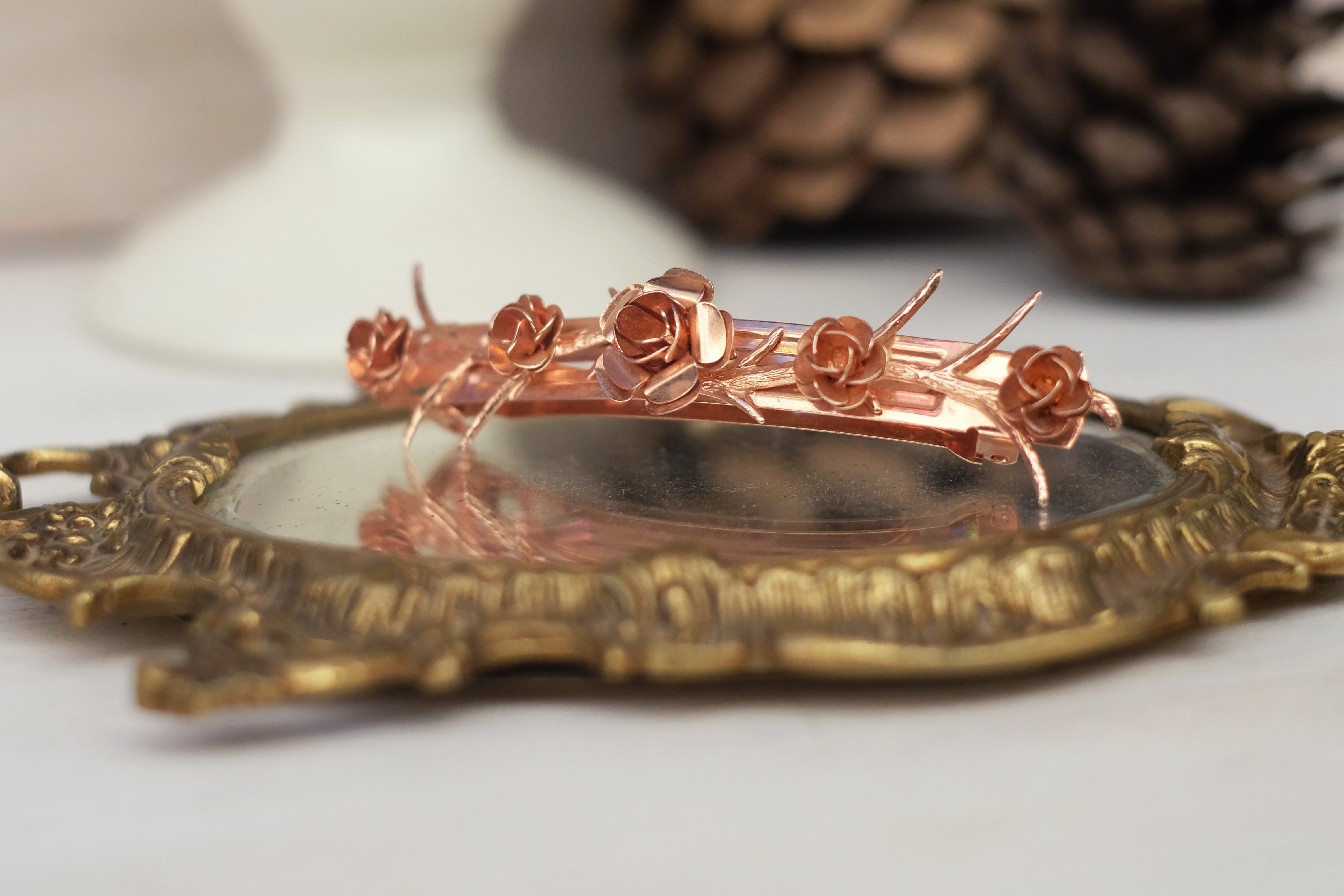 Thorns and Roses | Large Barrette