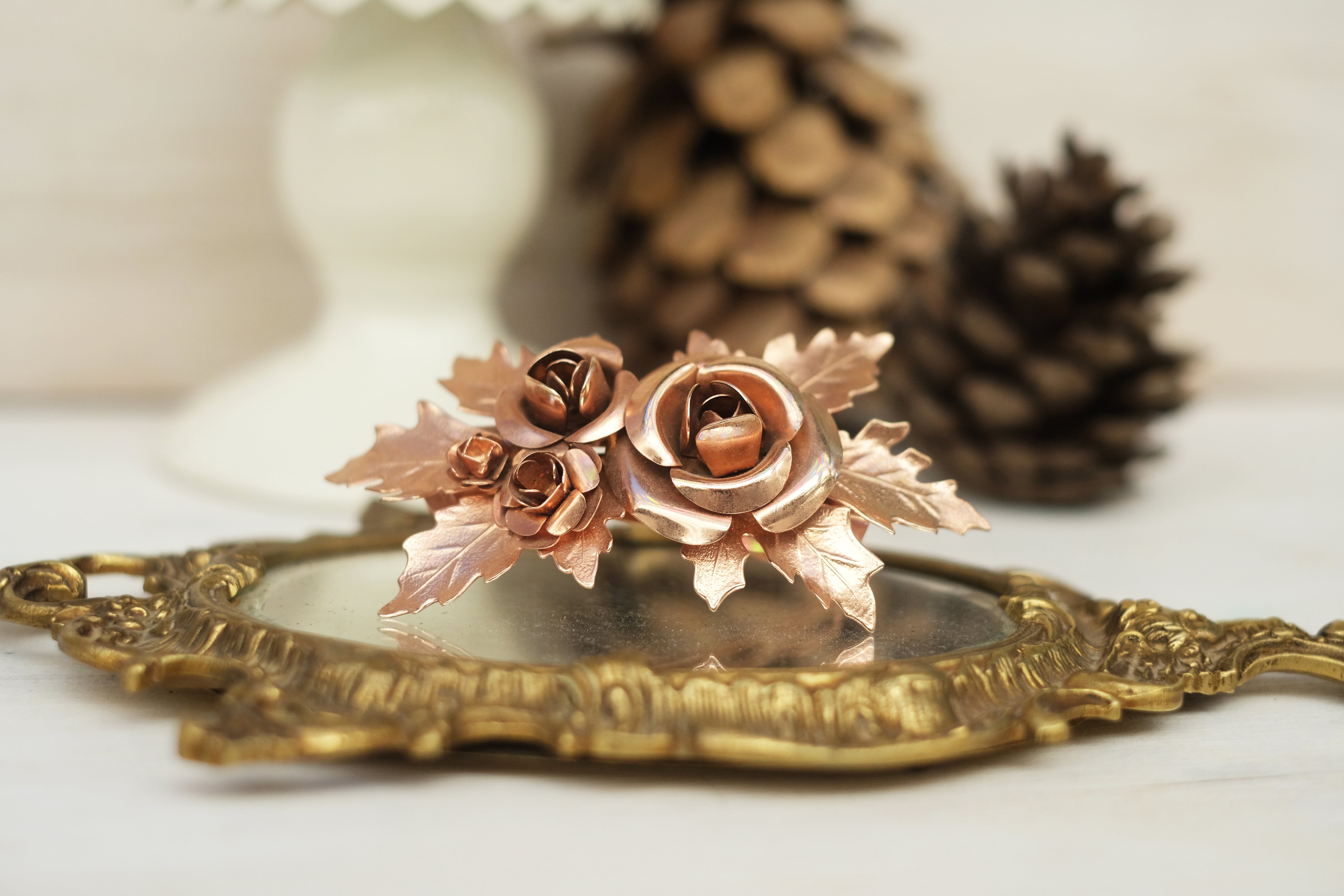 Rose Royalty | Large Barrette