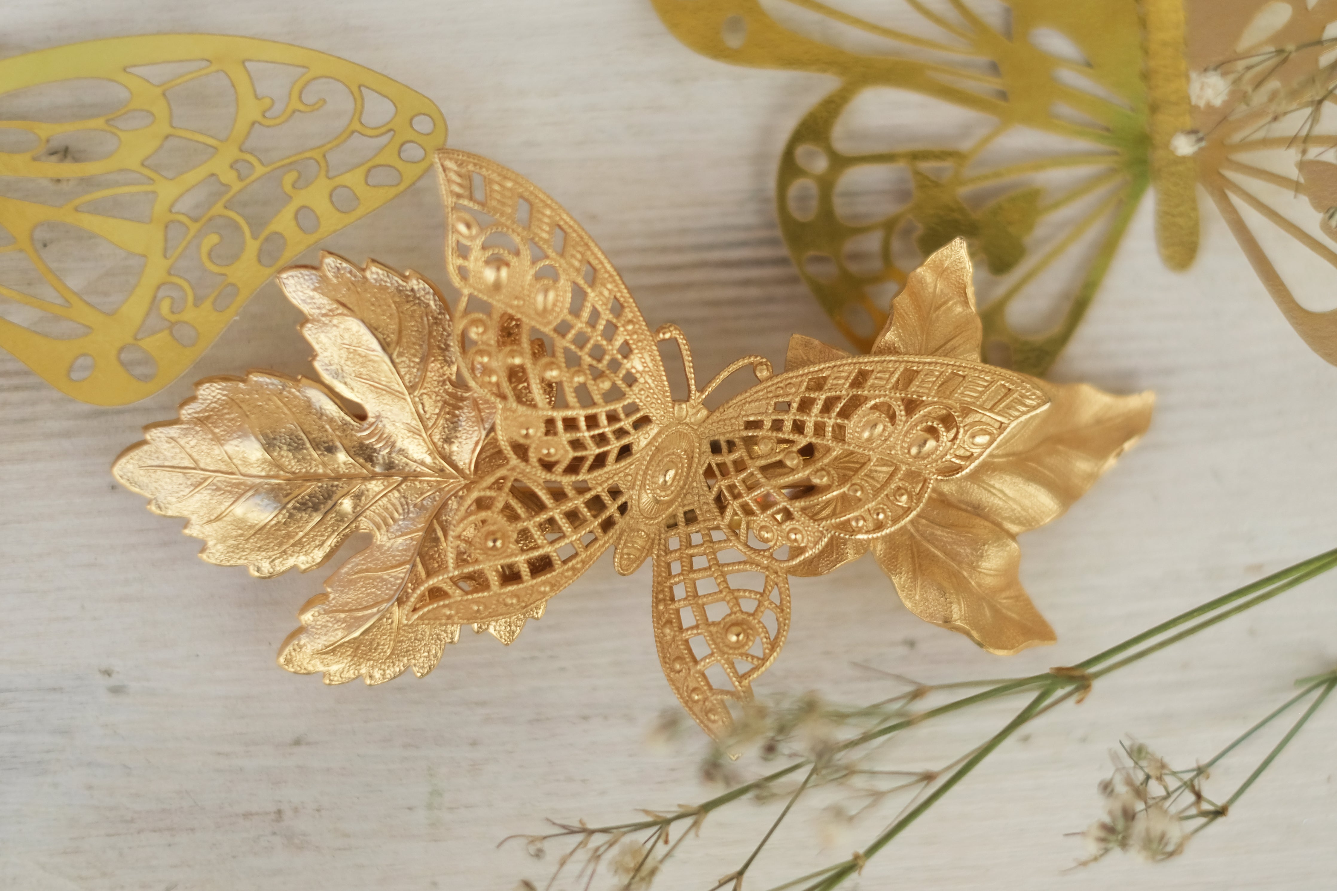 Butterfly Lace | Large Barrette