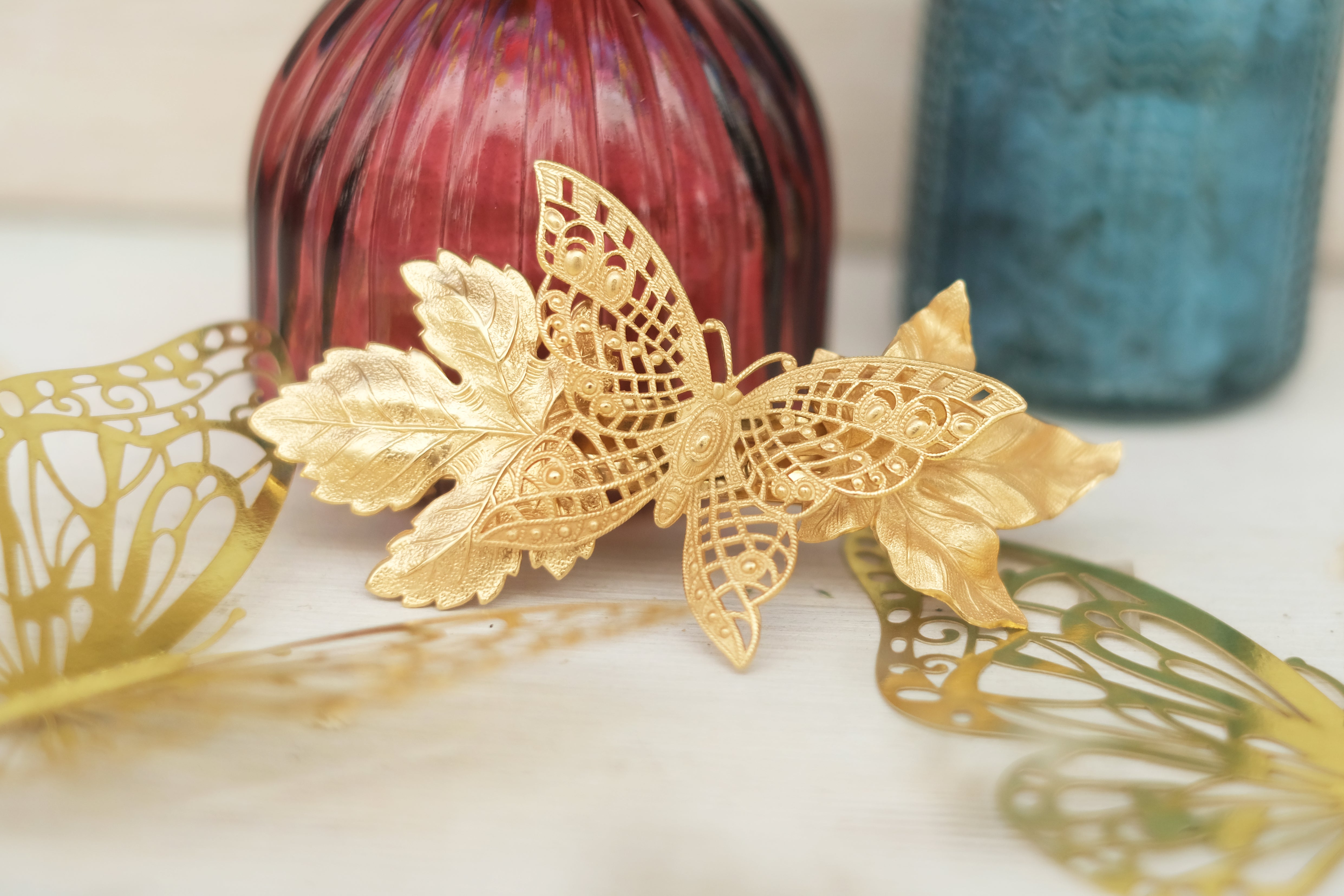 Butterfly Lace | Large Barrette