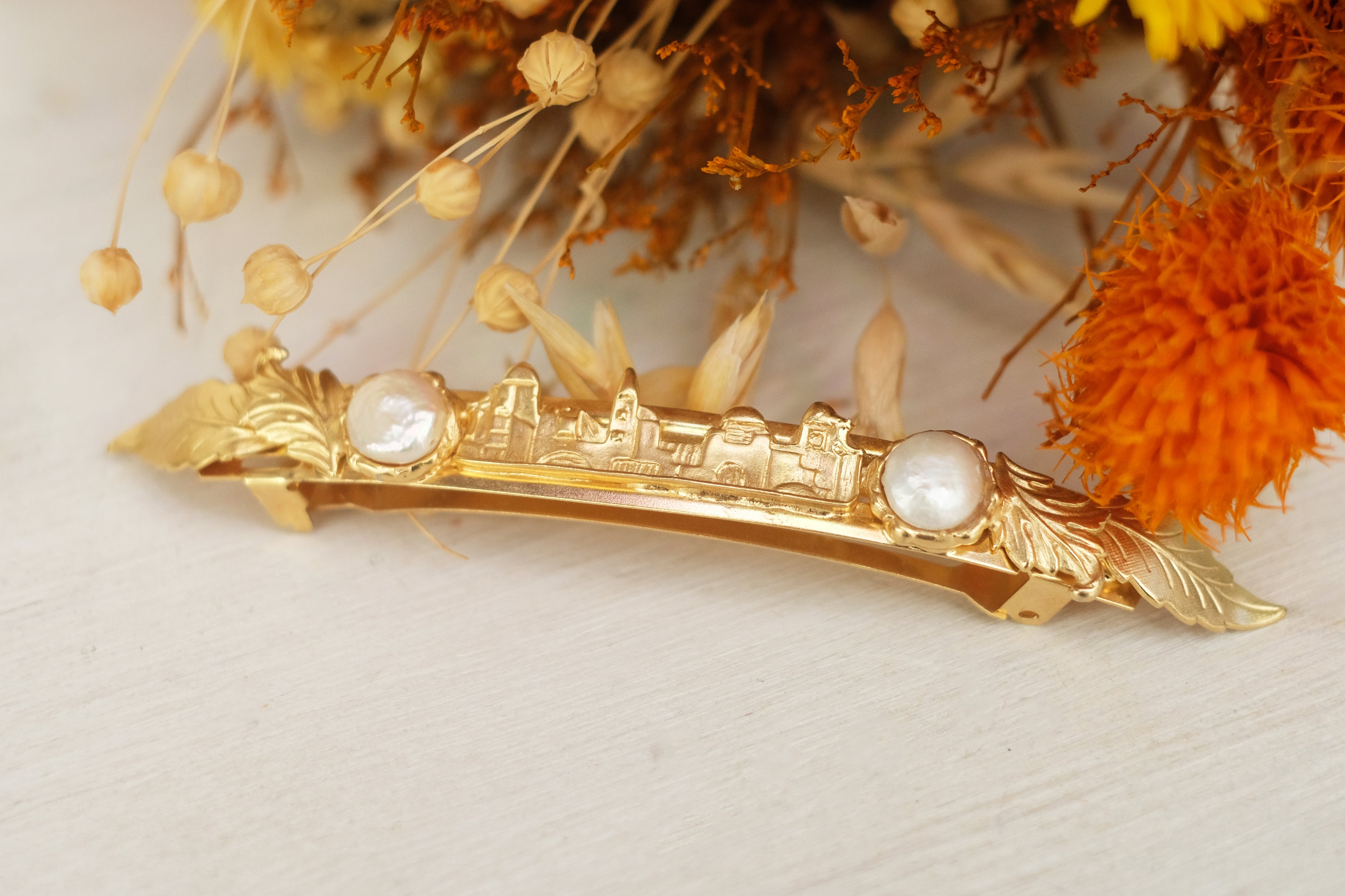 Jerusalem’s Pearl | Large Barrette