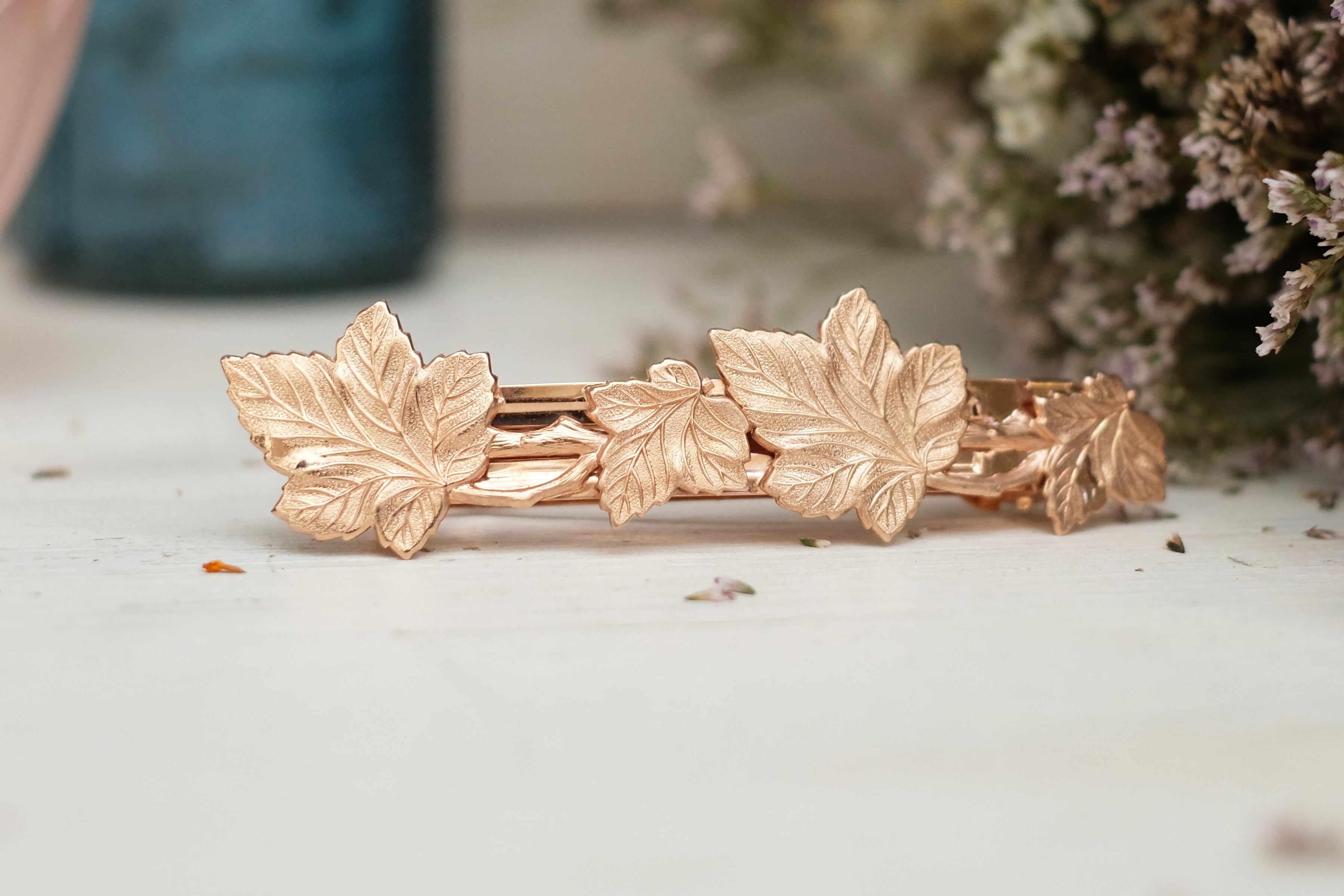 Variation Leaf | Large Barrette