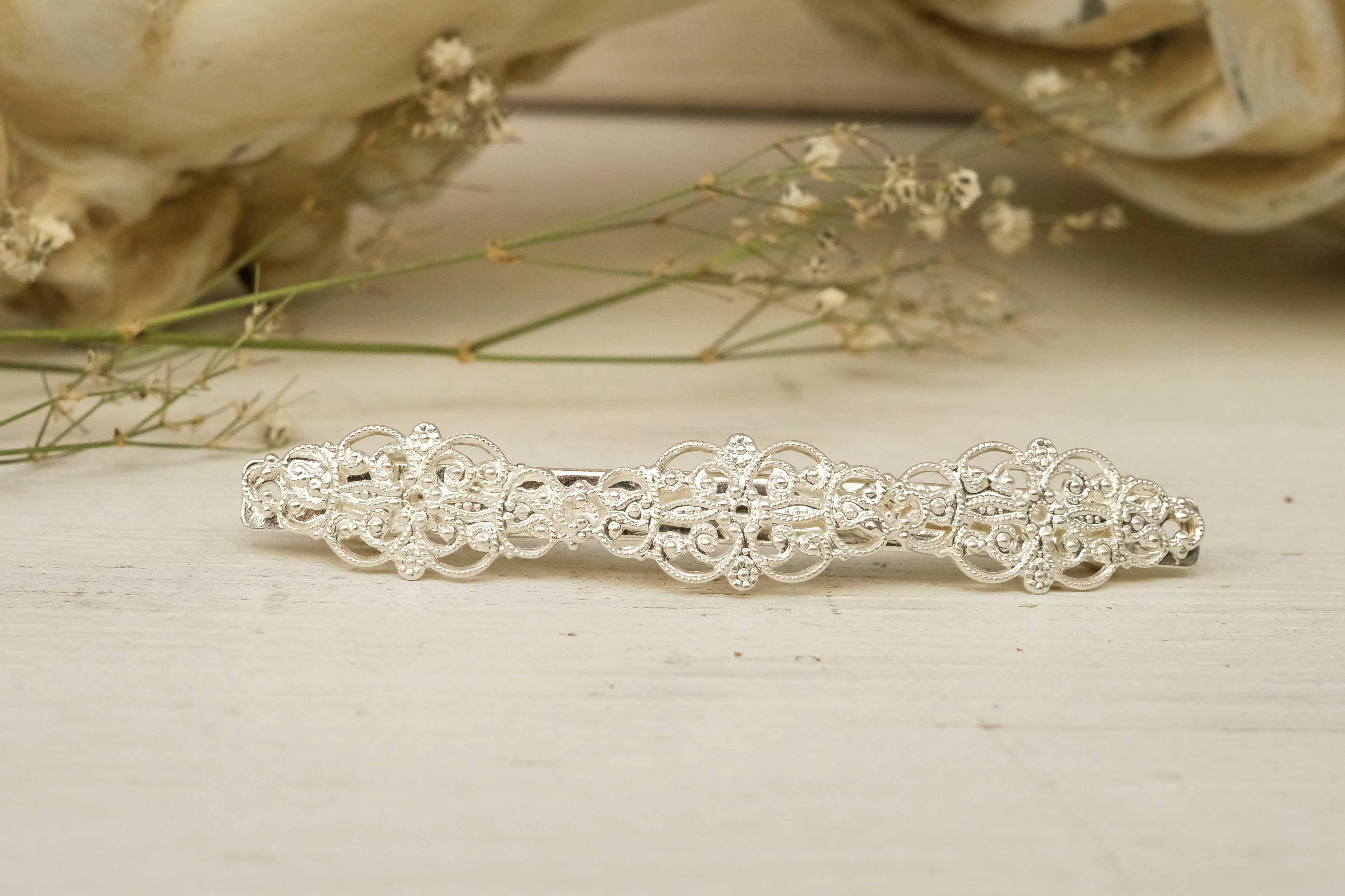 Trio Lace Mini | Thin Barrette