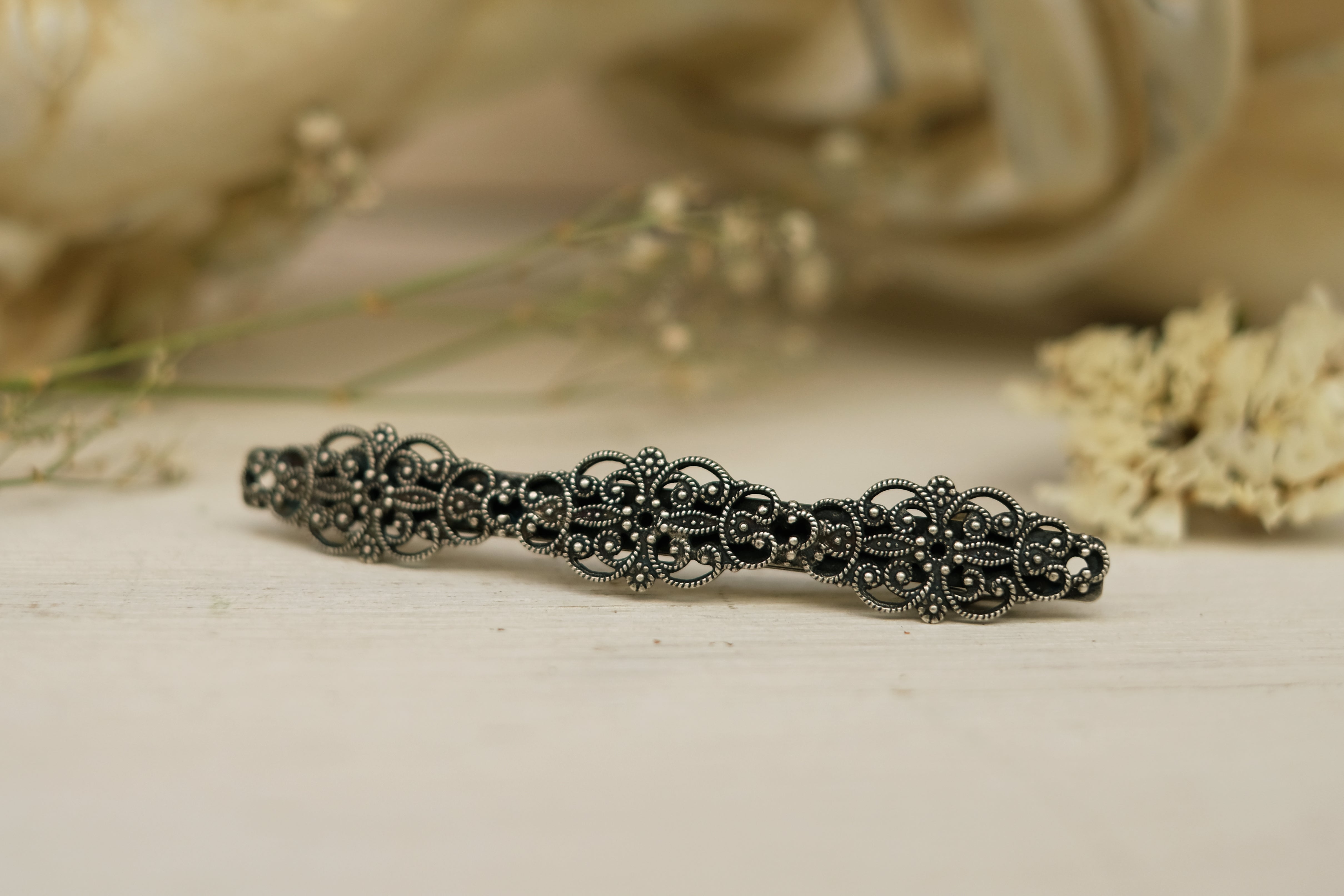 Trio Lace Mini | Thin Barrette