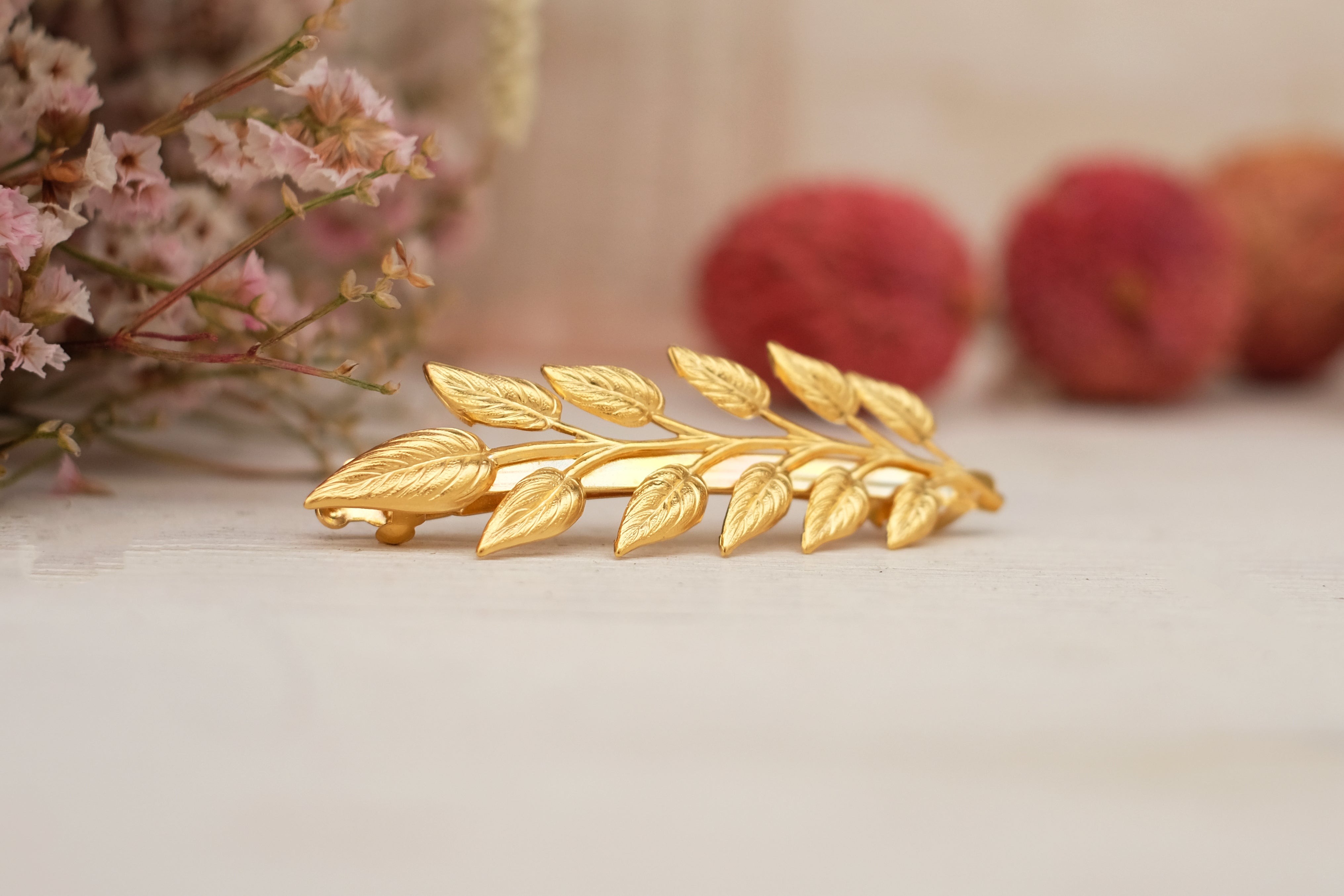 Open Wheat | Thin Barrette