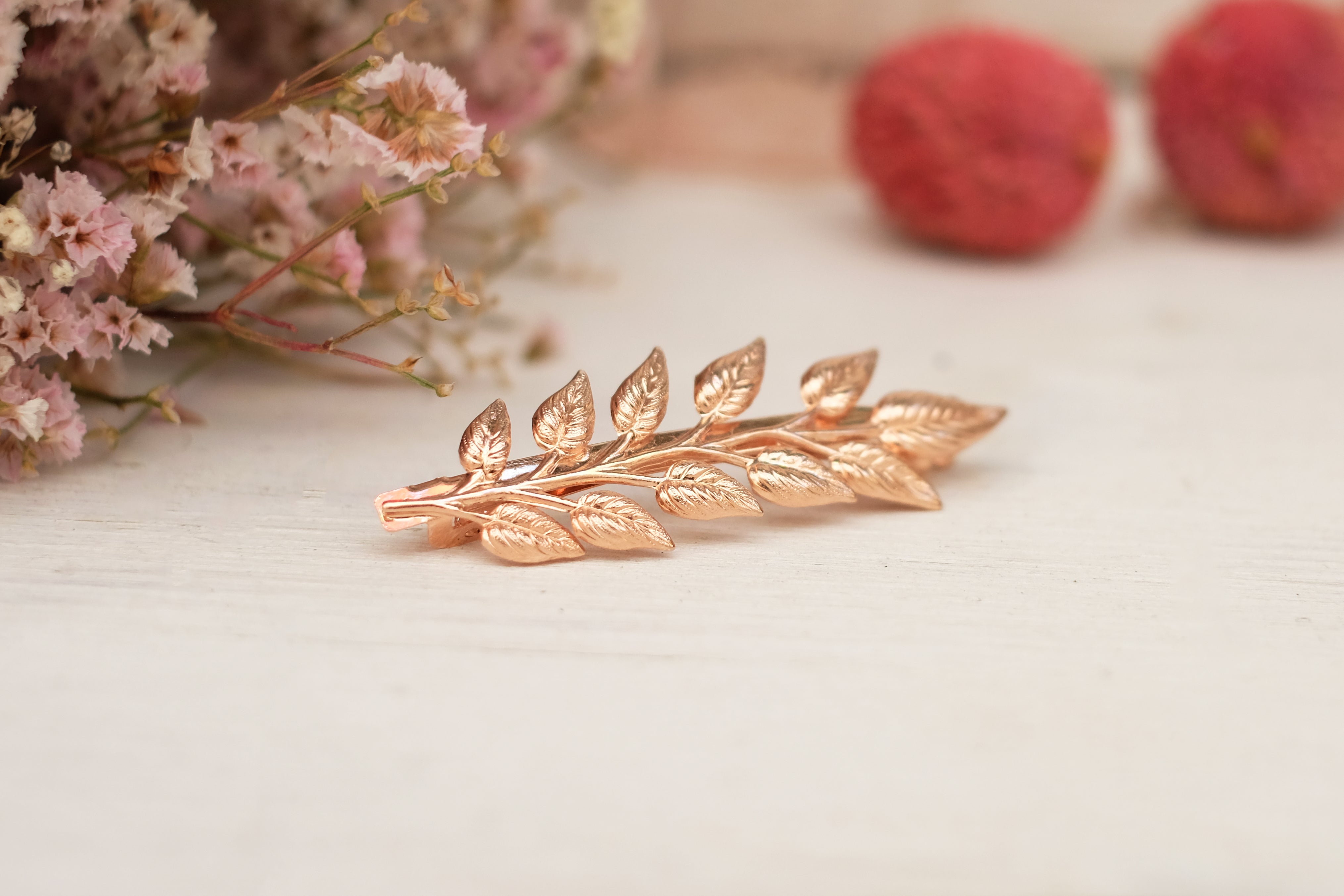 Open Wheat | Thin Barrette