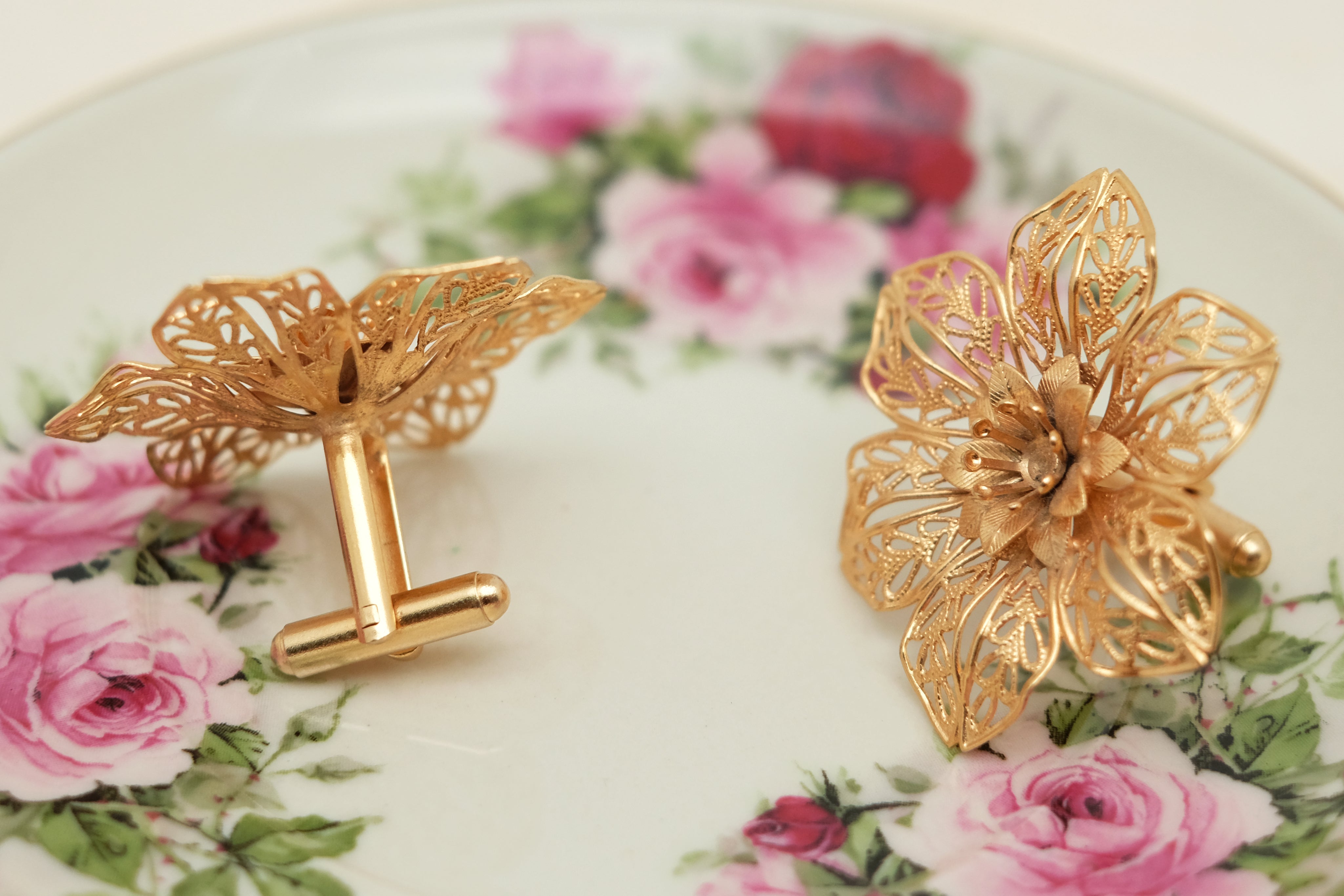 Filigree Flower | Cufflink