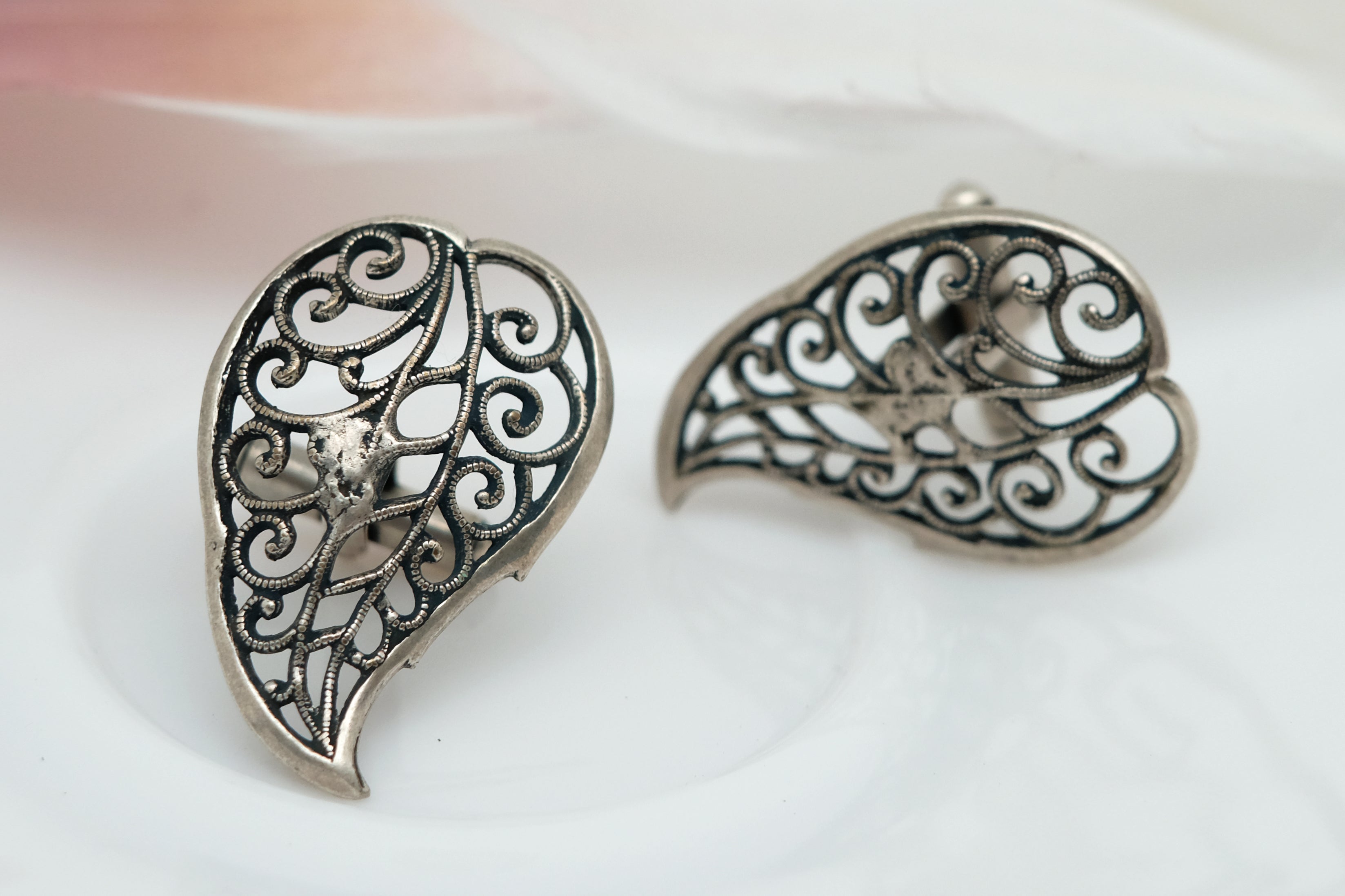 Small Filigree Leaf | Cufflinks